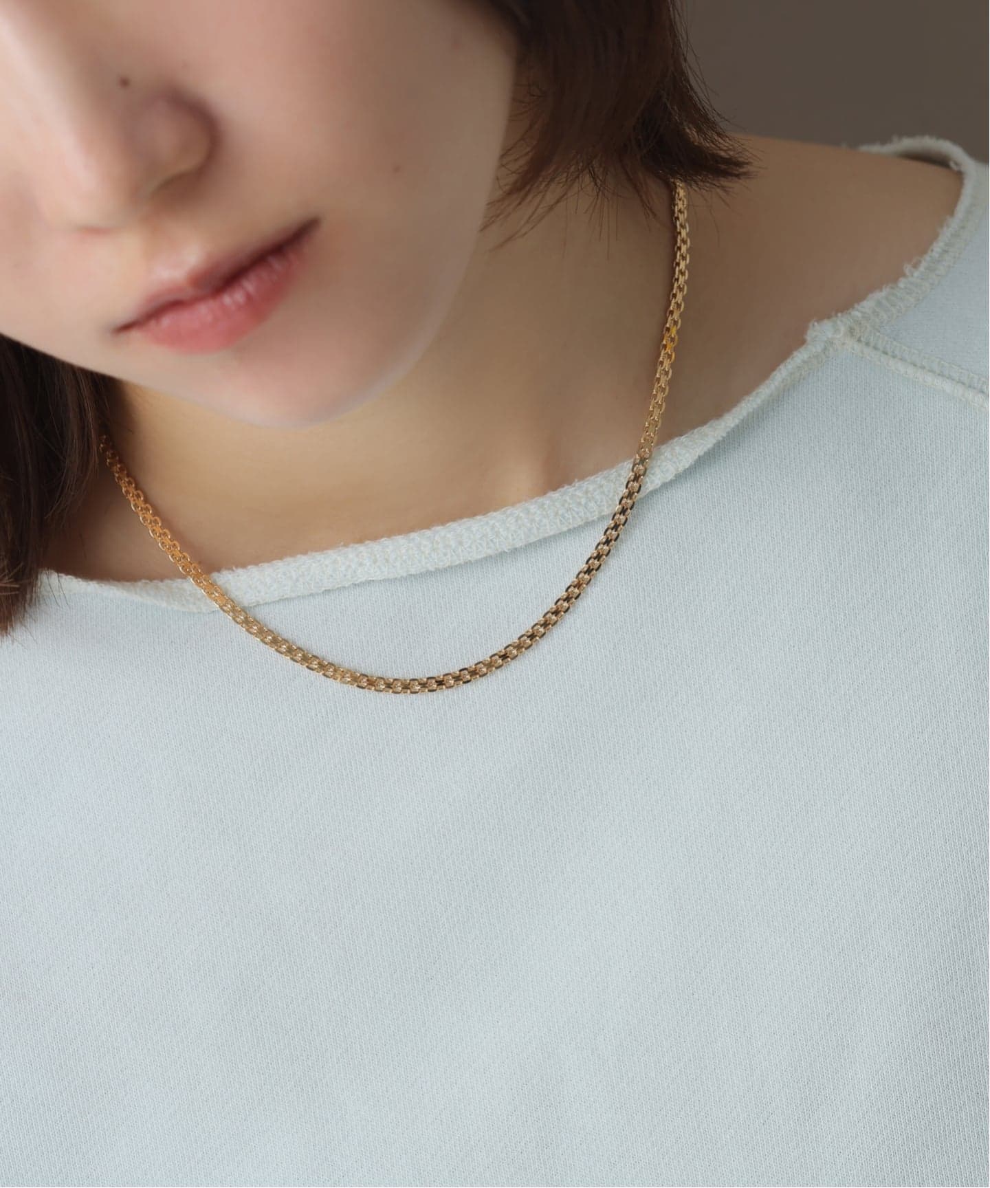 ビスマルクチェーンネックレス K18（ネックレス）｜Lilas（リラ）の