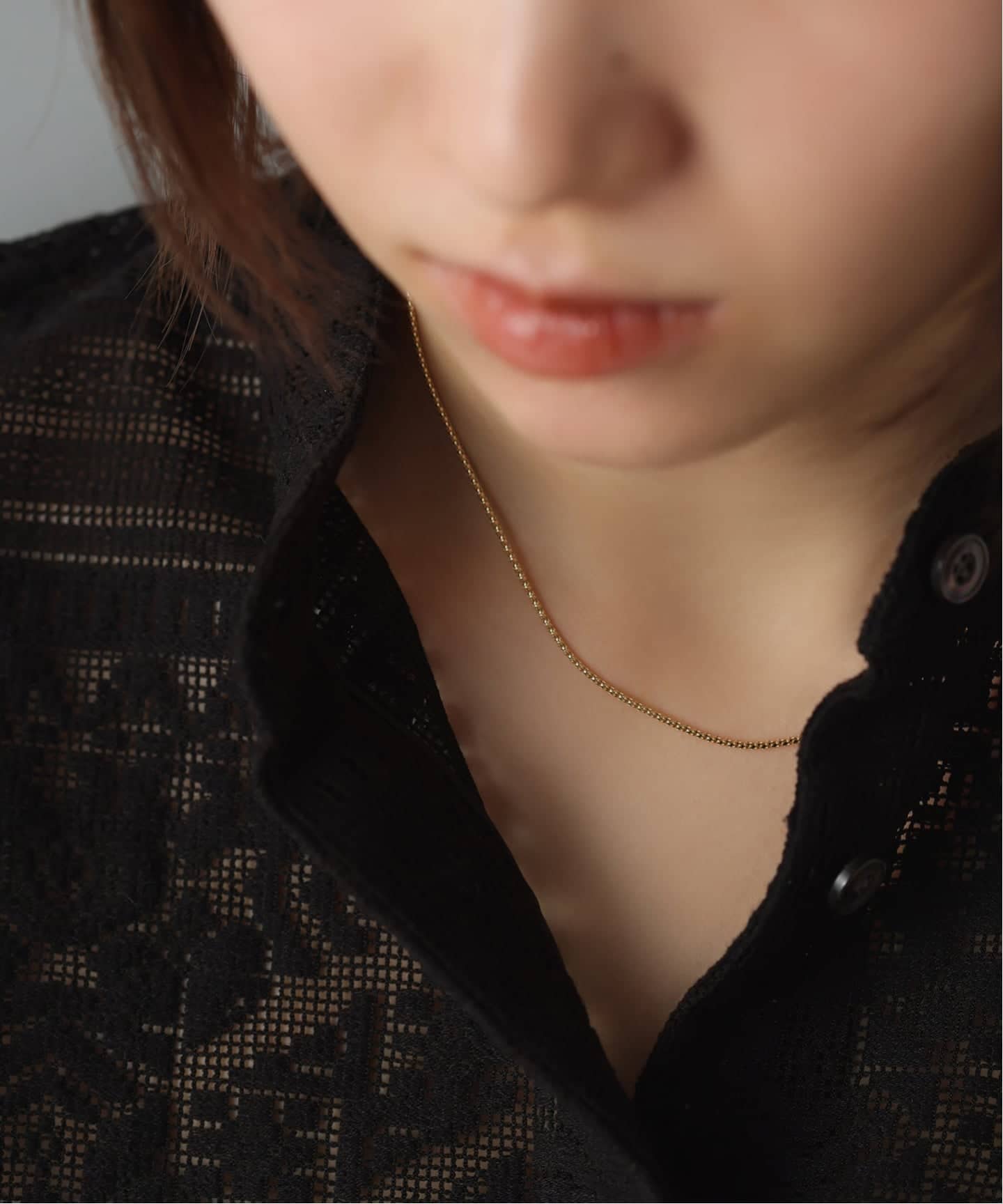 ボンバータチェーンネックレス K18（ネックレス）｜Lilas（リラ）の