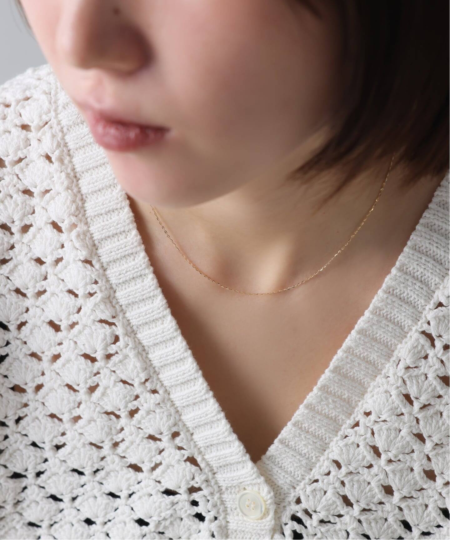 マリンチェーン40cmネックレス K18（ネックレス）｜Lilas（リラ）の 
