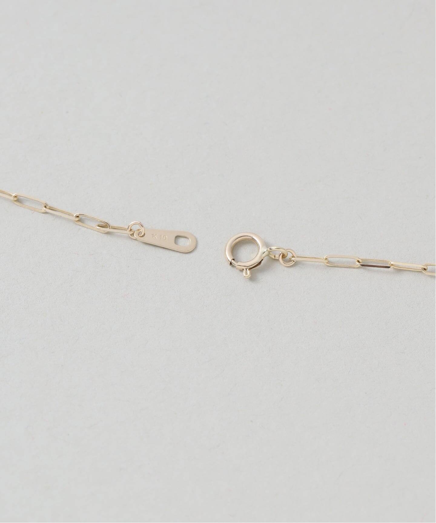 ペーパークリップチェーン50cmネックレス K10（ネックレス）｜Lilas