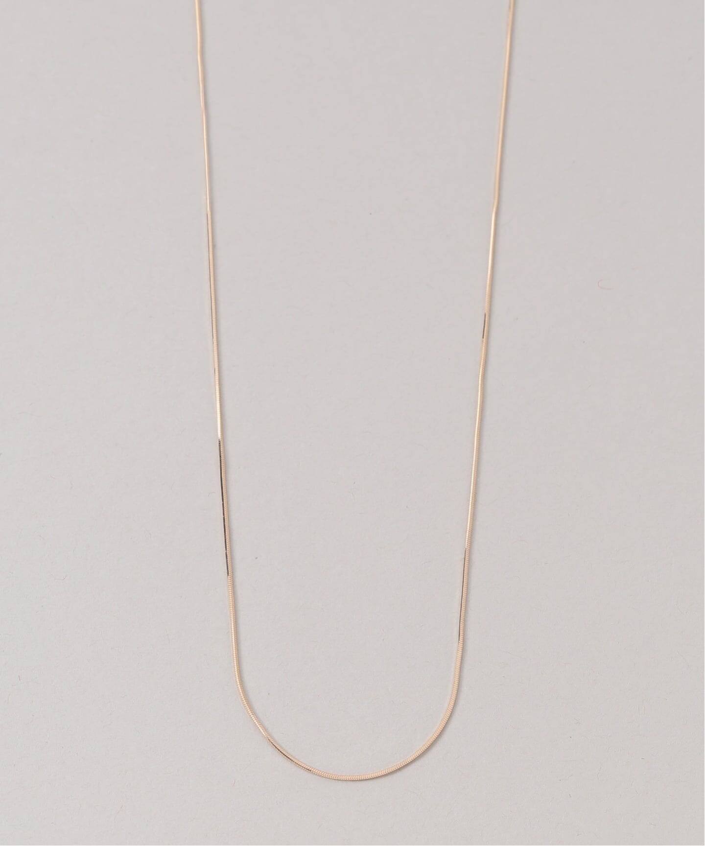 コンパクトチェーン38cmネックレス K10（ネックレス）｜Lilas（リラ 