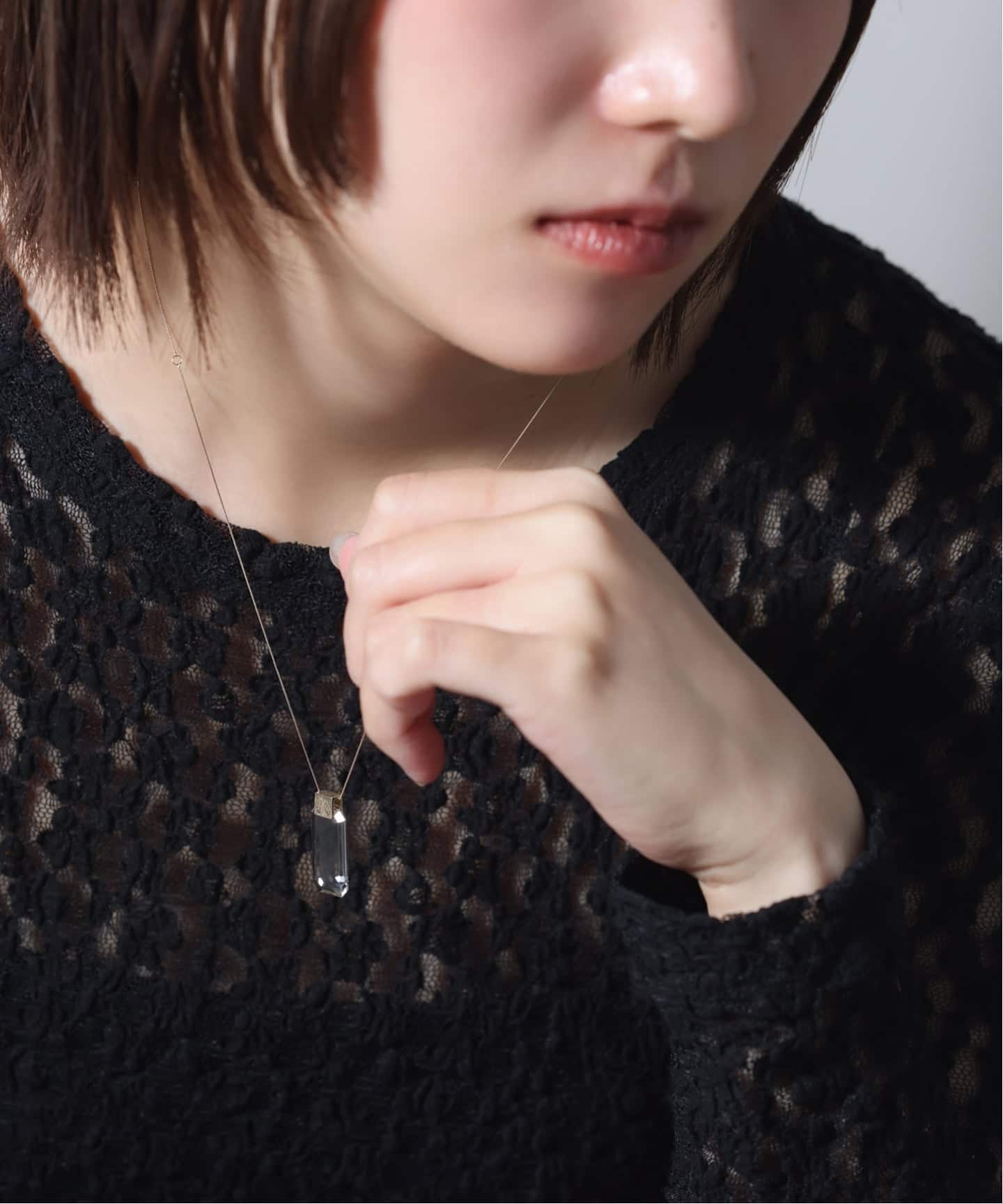 メモリークォーツネックレス K10（ネックレス）｜Lilas（リラ）の通販