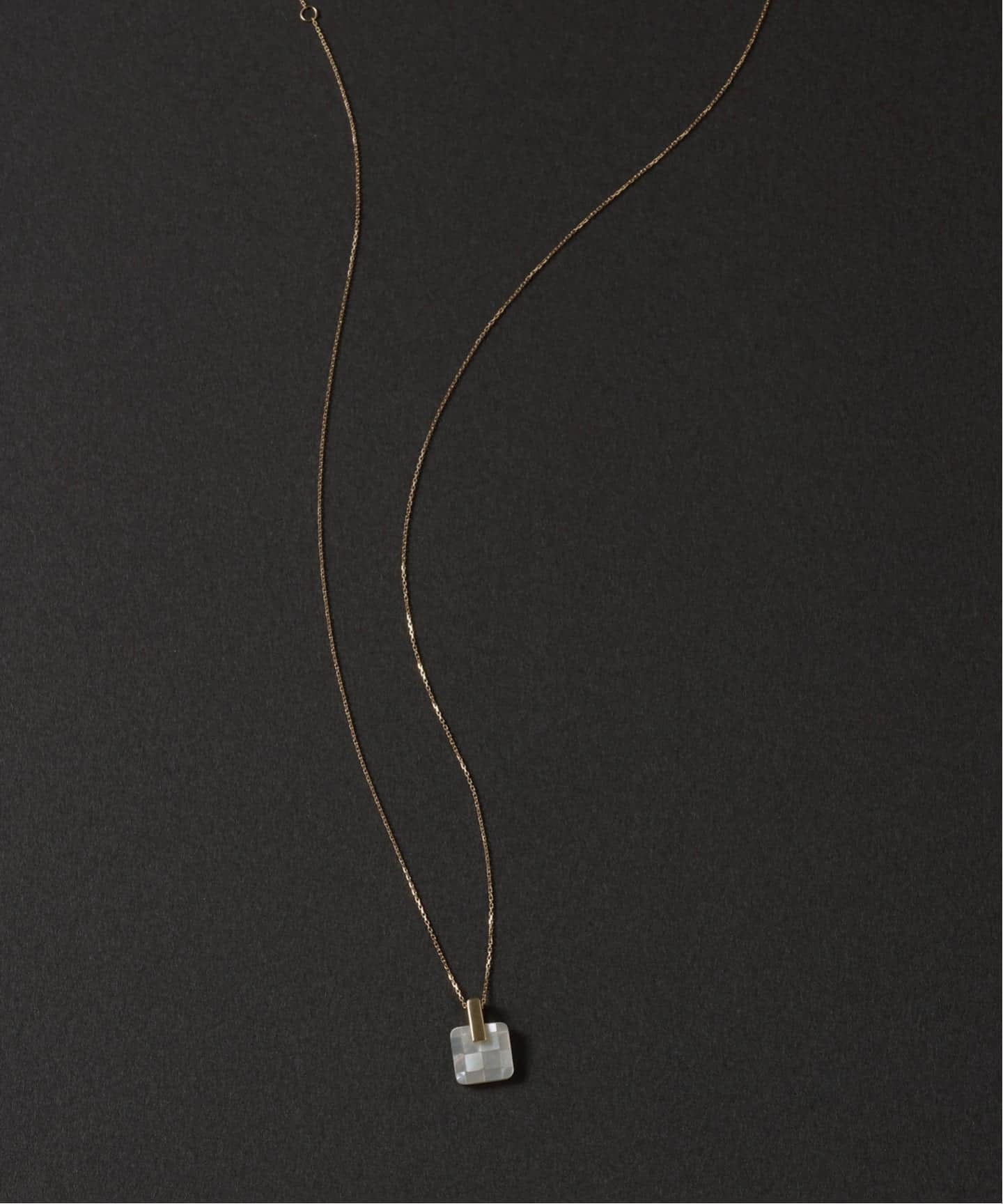 予約》モザイクシェルネックレス K10（ネックレス）｜Lilas（リラ）の