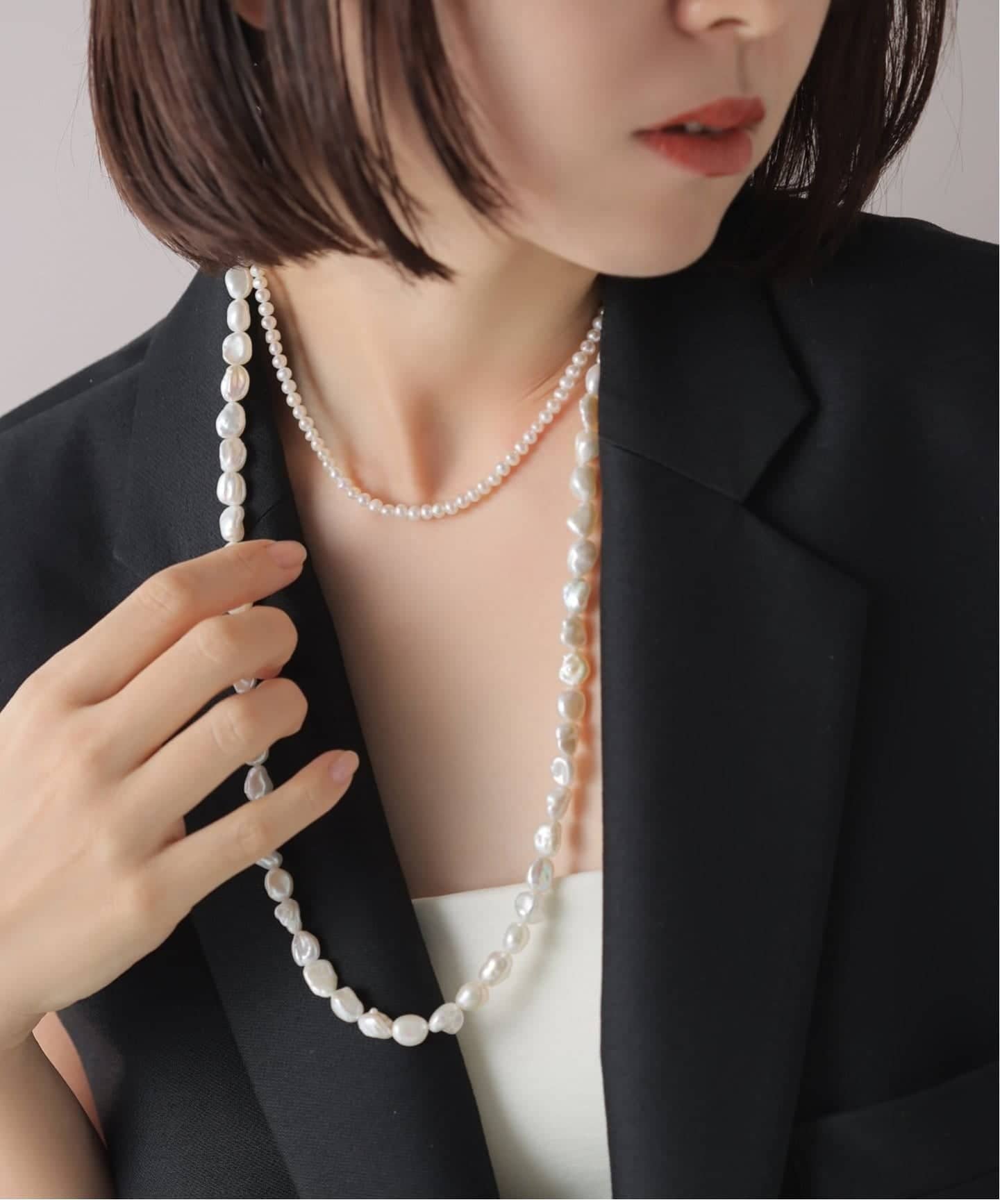 ポテトパール38cmネックレス SV（ネックレス）｜Lilas（リラ）の通販