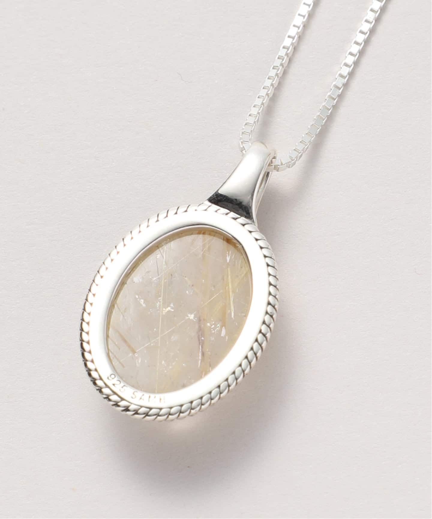 SAMH by LILAS】ルチルクォーツネックレス SV（ネックレス）｜Lilas