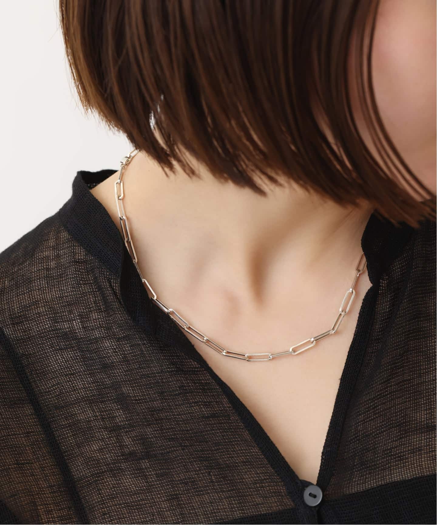 【SAMH by LILAS】Lilas アラメチェーン45cmネックレス SV SAMH by LILAS】アラメチェーン45cmネックレス SV（ネックレス