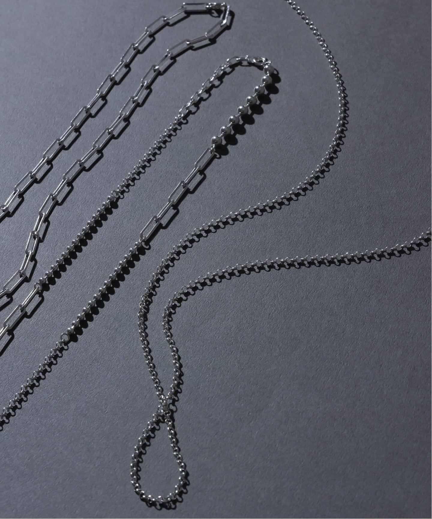 SAMH by LILAS】アラメチェーン45cmネックレス SV（ネックレス