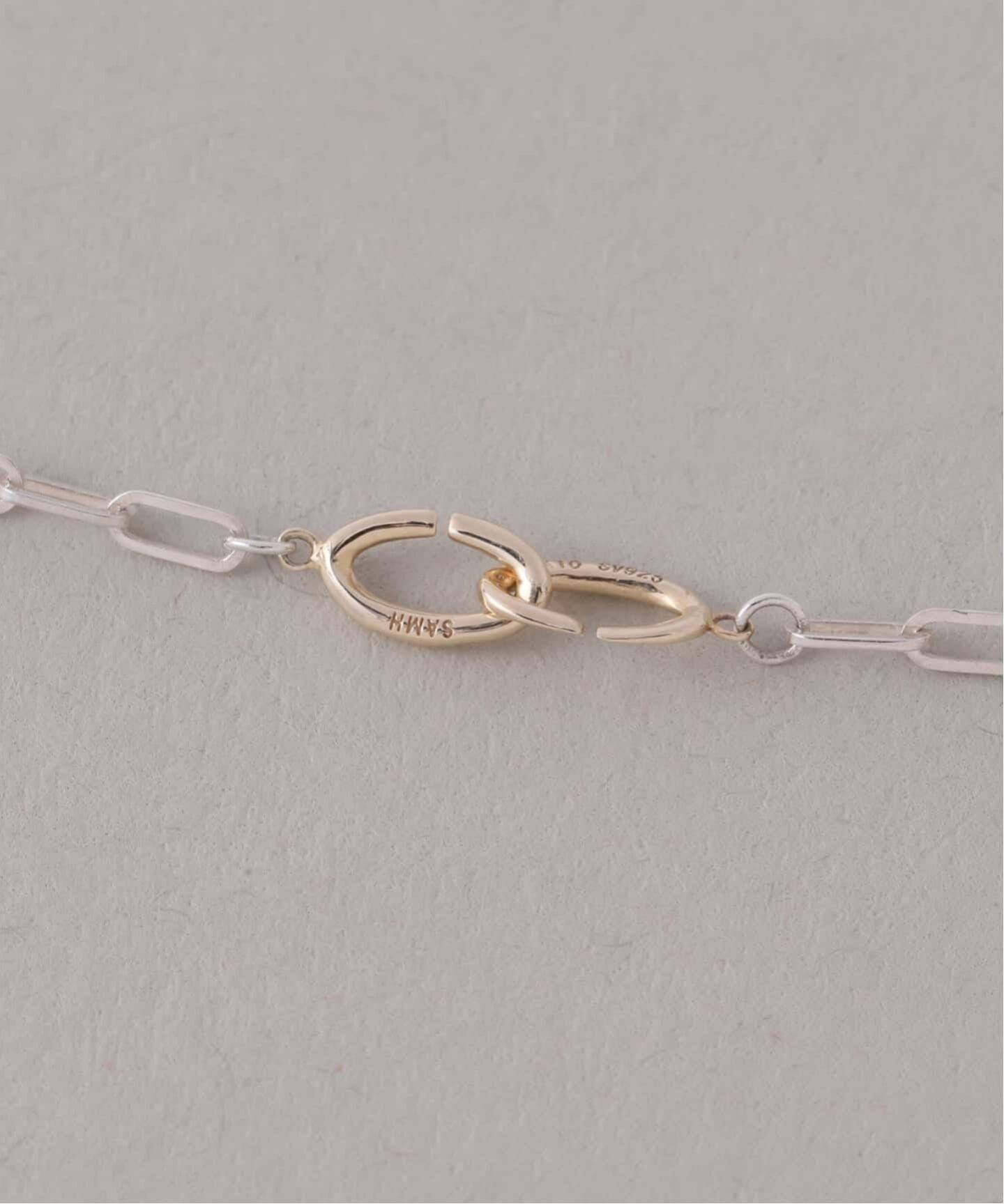 SAMH by LILAS】 デタッチャブルCスライドネックレス K10*SV