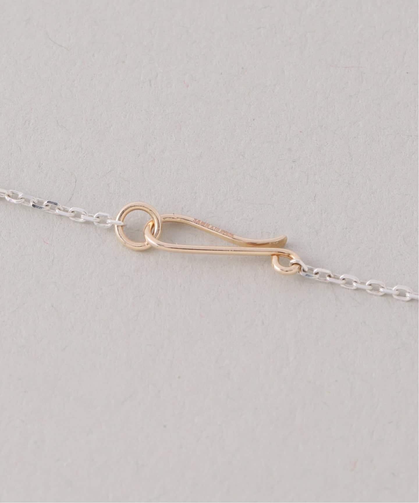 SAMH by LILAS】デタッチャブルフックネックレス K10*SV（ネックレス