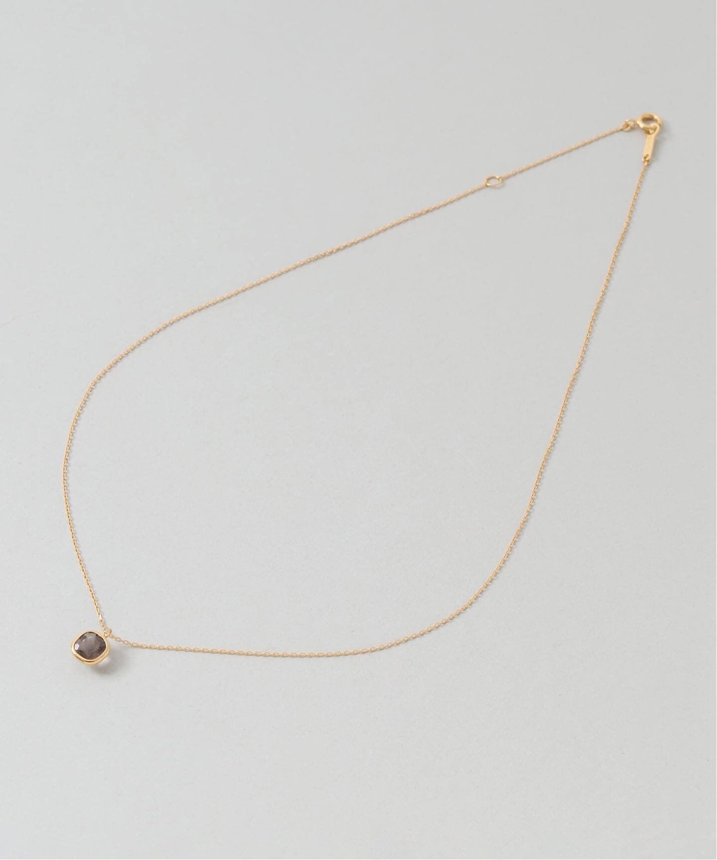 WEB限定予約》【SAMH by LILAS】スモーキークォーツネックレス SVK18GP
