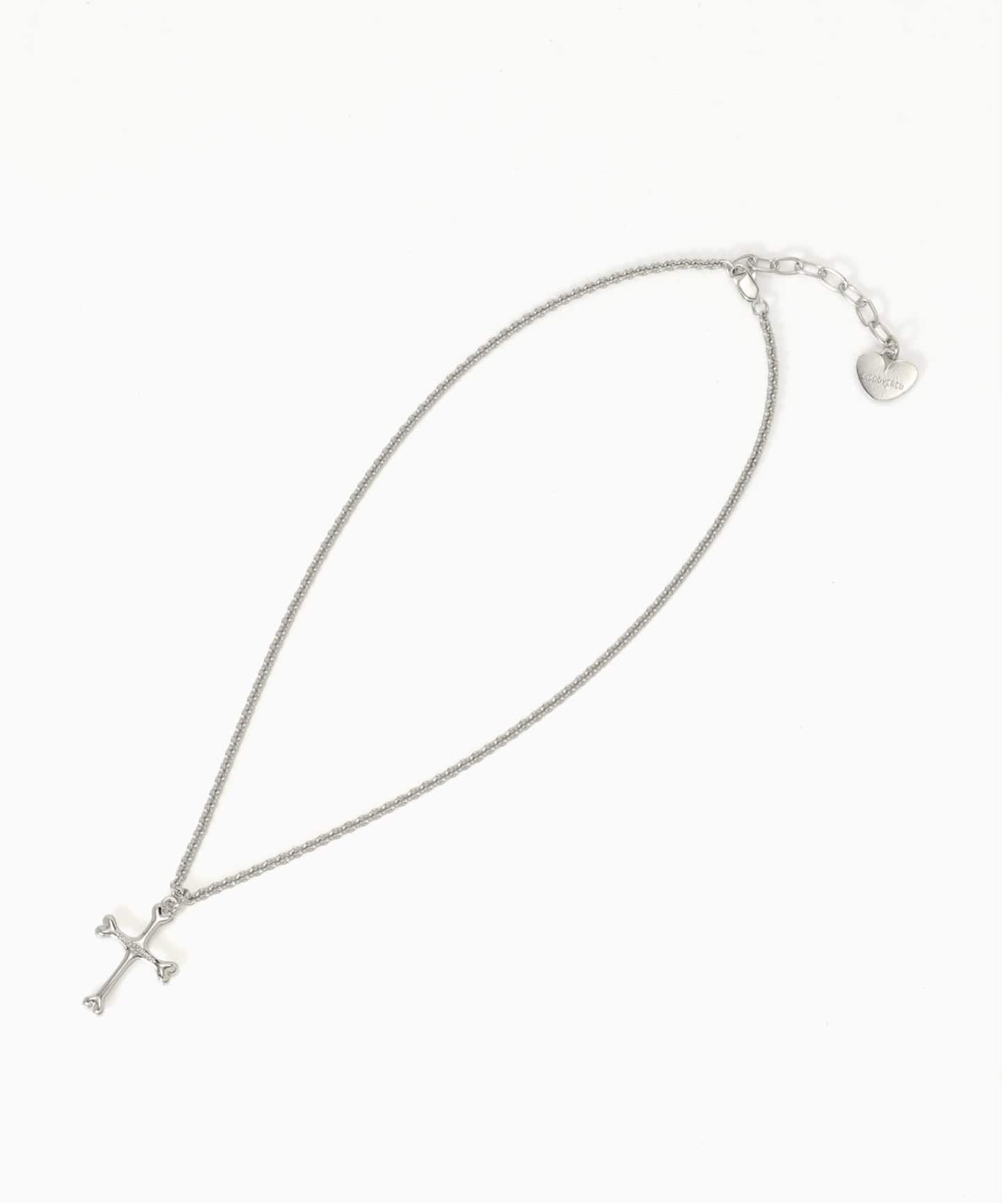 DISCOVERED / ディスカバード BONE CROSS NECKLACE（ネックレス