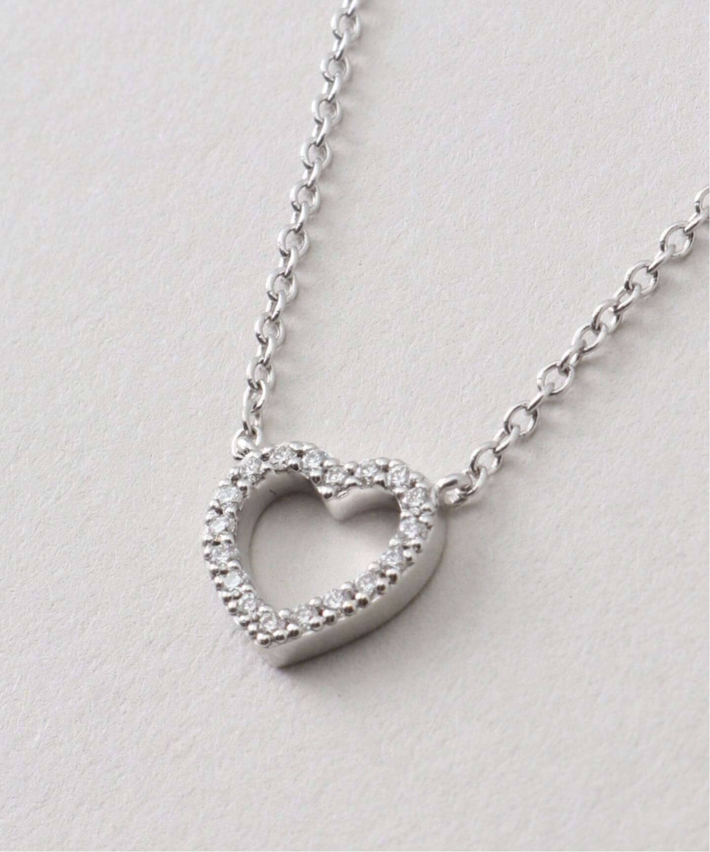 Tiffany & Co. メトロ ハート ネックレス TIFFANY＆CO. Metro Heart Necklace（ネックレス）｜HIROB（ヒロブ）の