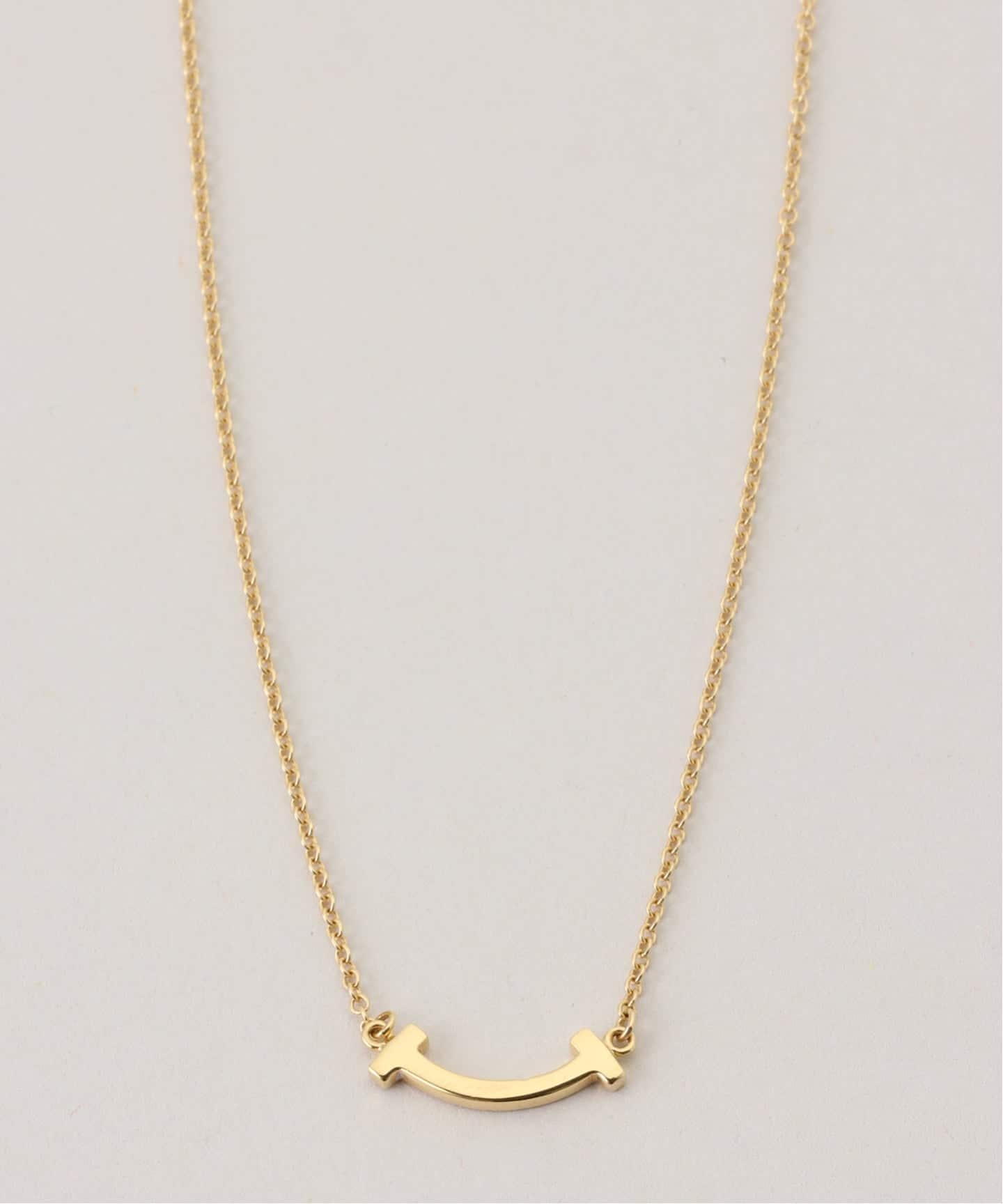 TIFFANY&Co./ティファニー】T smile necklace mini 750（ネックレス