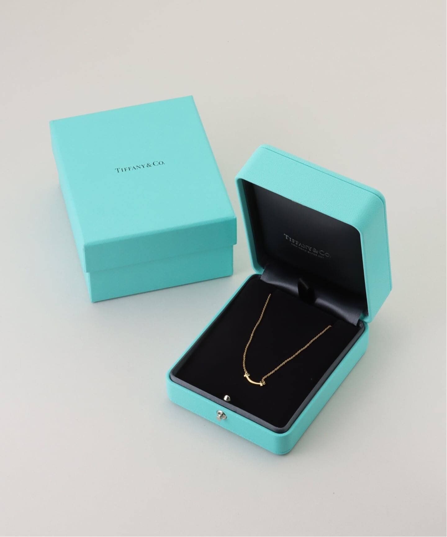 TIFFANY&Co./ティファニー】T smile necklace mini 750（ネックレス