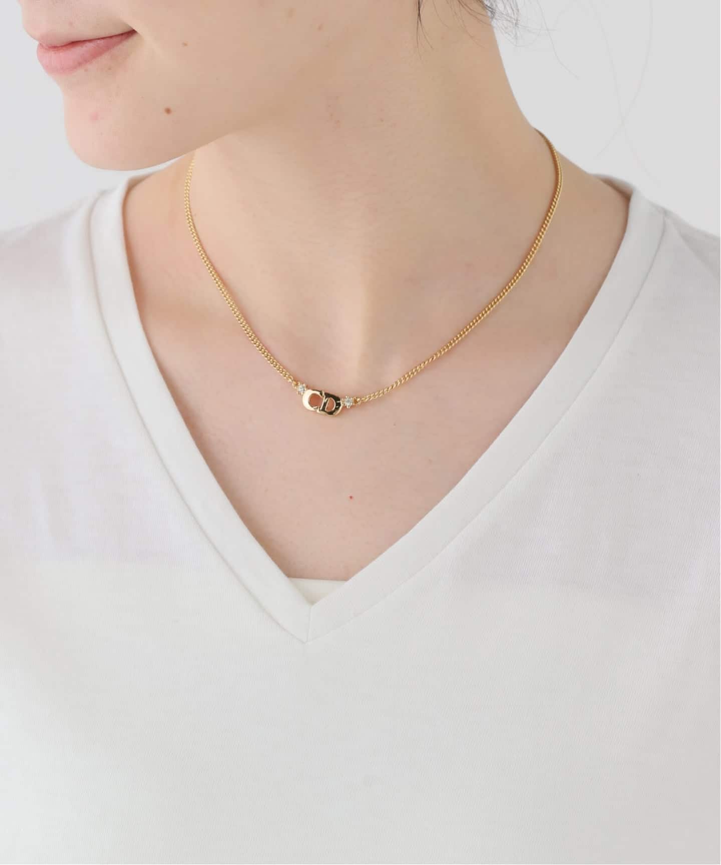 VINTAGE DIOR/ディオール 】necklace logo（ネックレス）｜DECOUVERTE