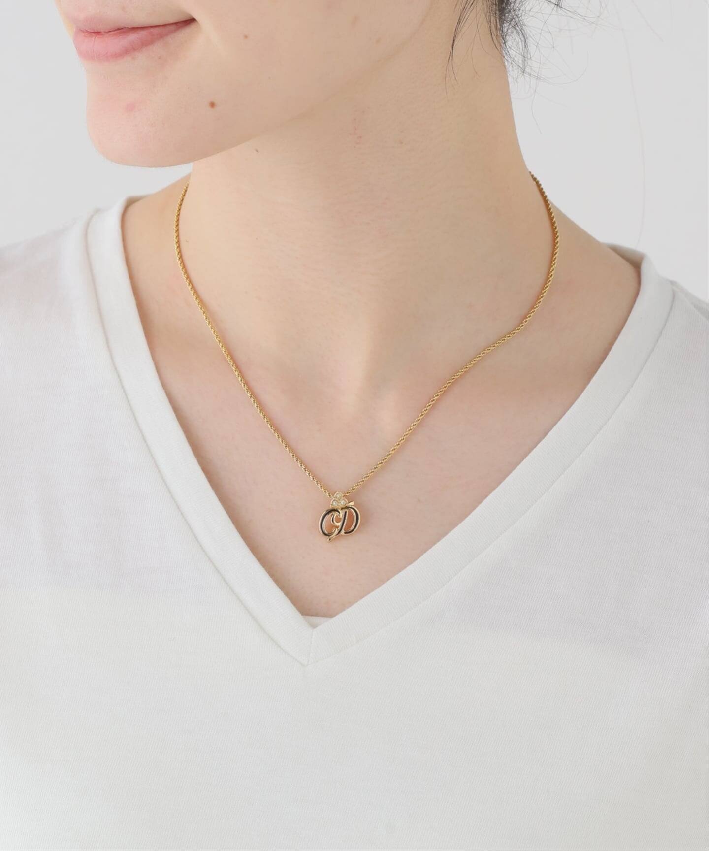 VINTAGE DIOR/ディオール 】necklace logo（ネックレス）｜DECOUVERTE