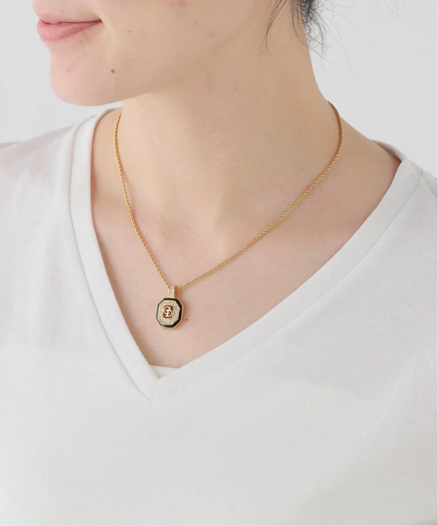 VINTAGE DIOR/ディオール 】necklace logo（ネックレス）｜DECOUVERTE