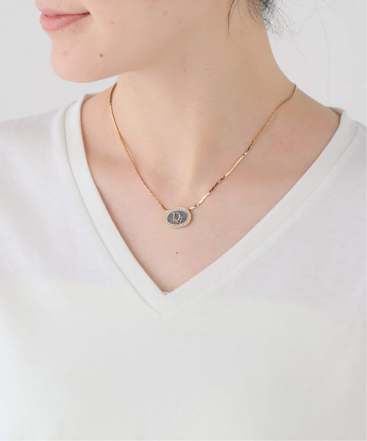 VINTAGE DIOR/ディオール 】necklace logo（ネックレス）｜DECOUVERTE