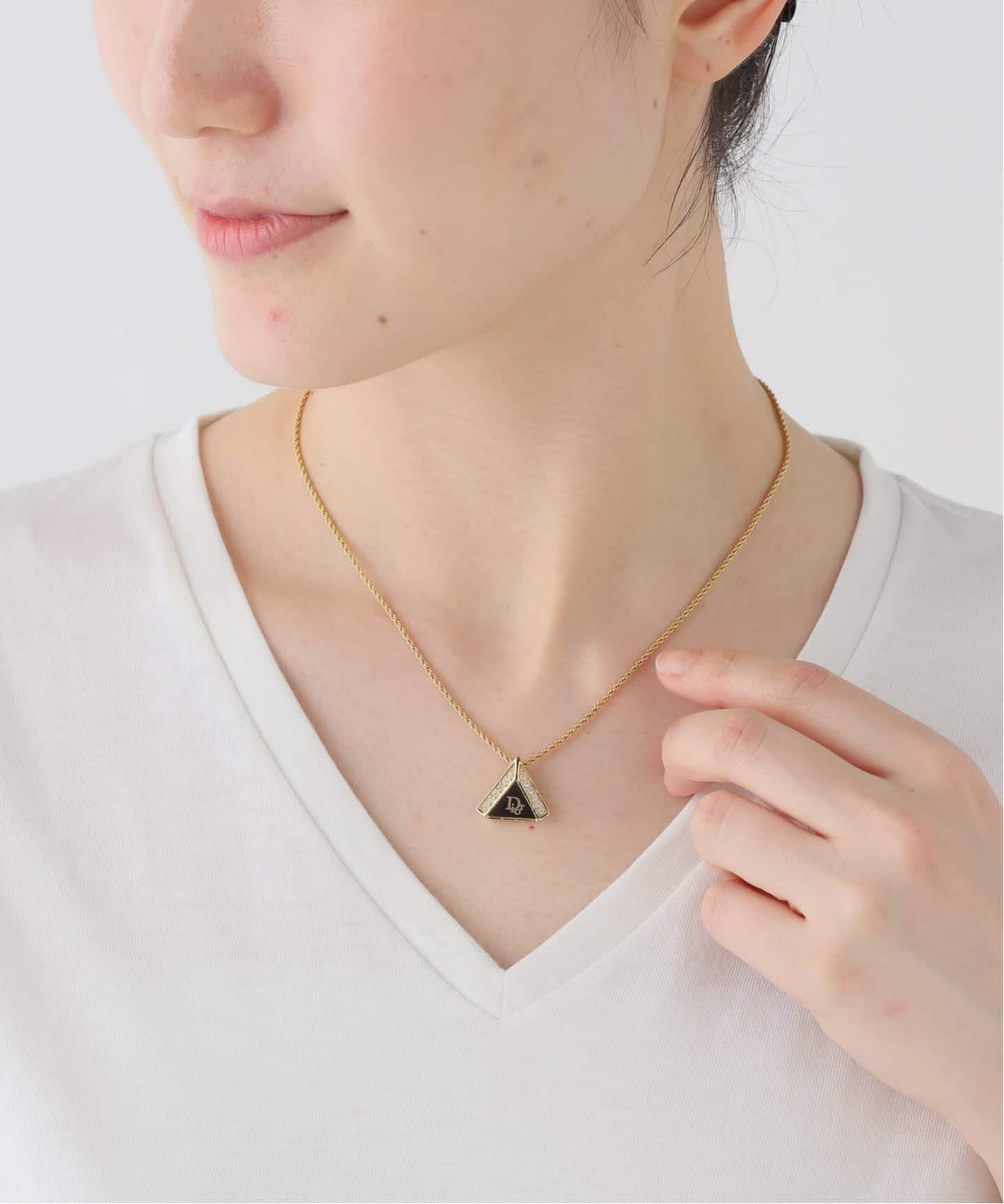 Dior ネックレス VINTAGE DIOR/ディオール 】necklace logo（ネックレス）｜DECOUVERTE