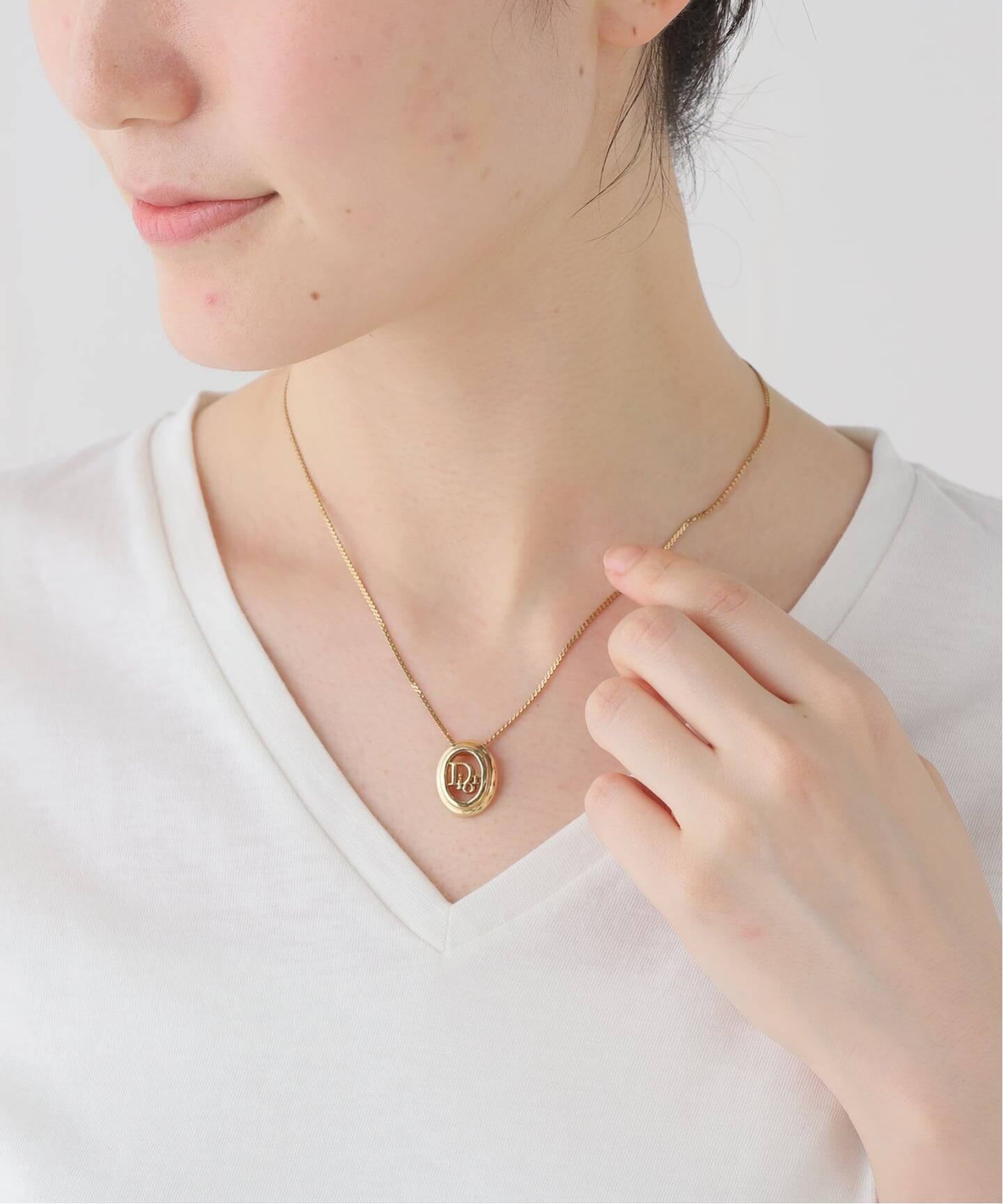VINTAGE DIOR/ディオール 】necklace logo（ネックレス）｜DECOUVERTE