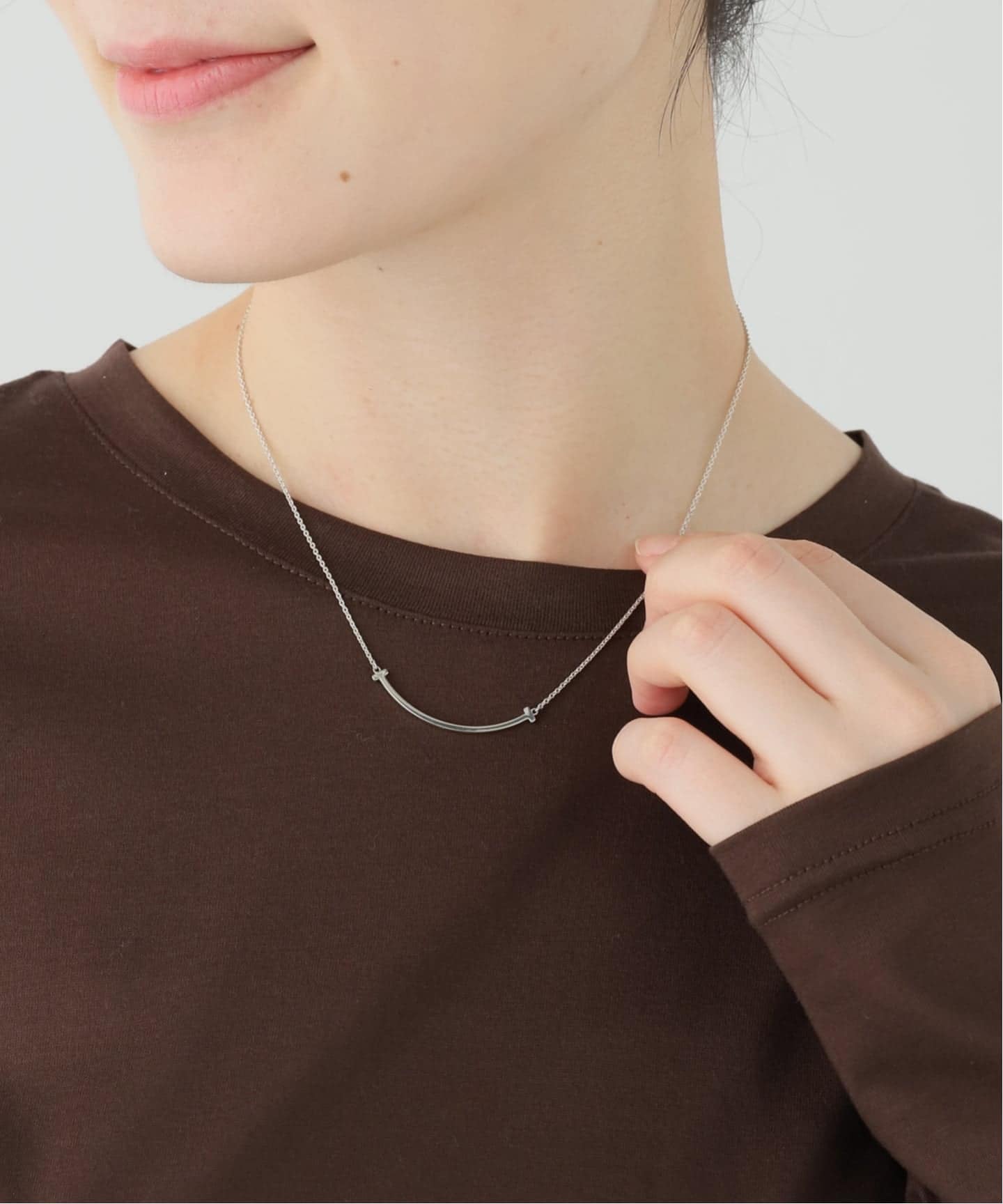 TIFFANY & Co.ティファニーT スマイル ネックレス