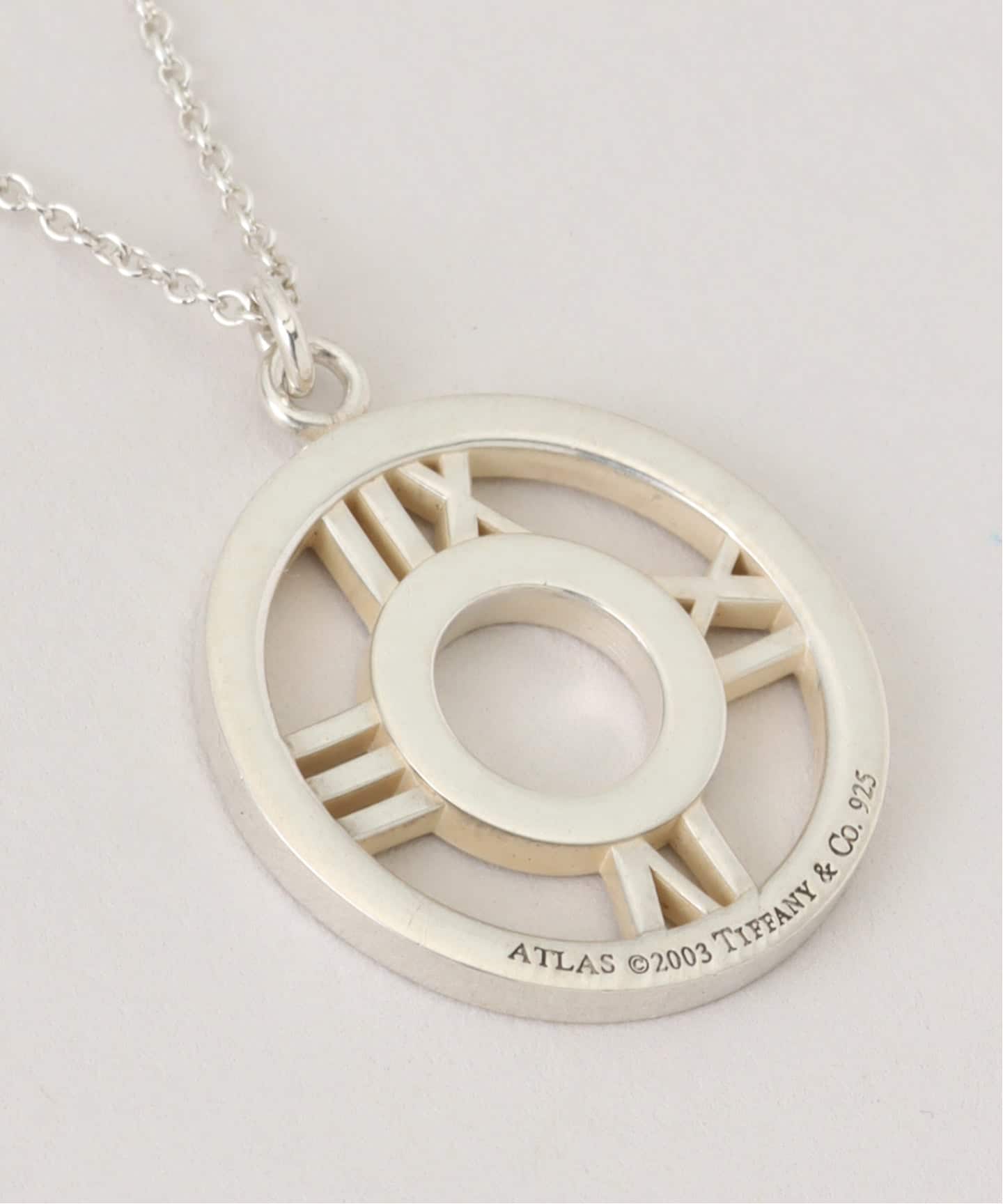 VINTAGE TIFFANY&Co./ティファニー】 Atlas circle necklace