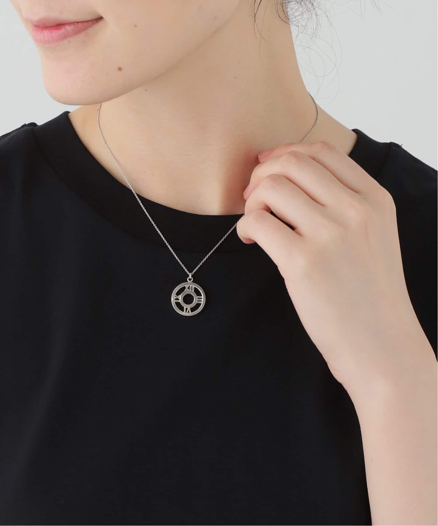 VINTAGE TIFFANY&Co./ティファニー】 Atlas circle necklace