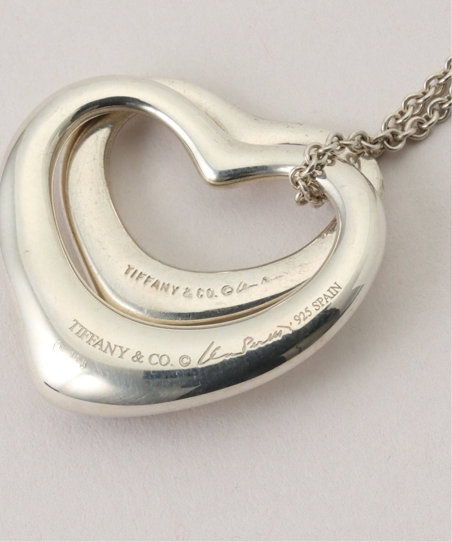 VINTAGE TIFFANY&Co./ティファニー】Double open heart necklace