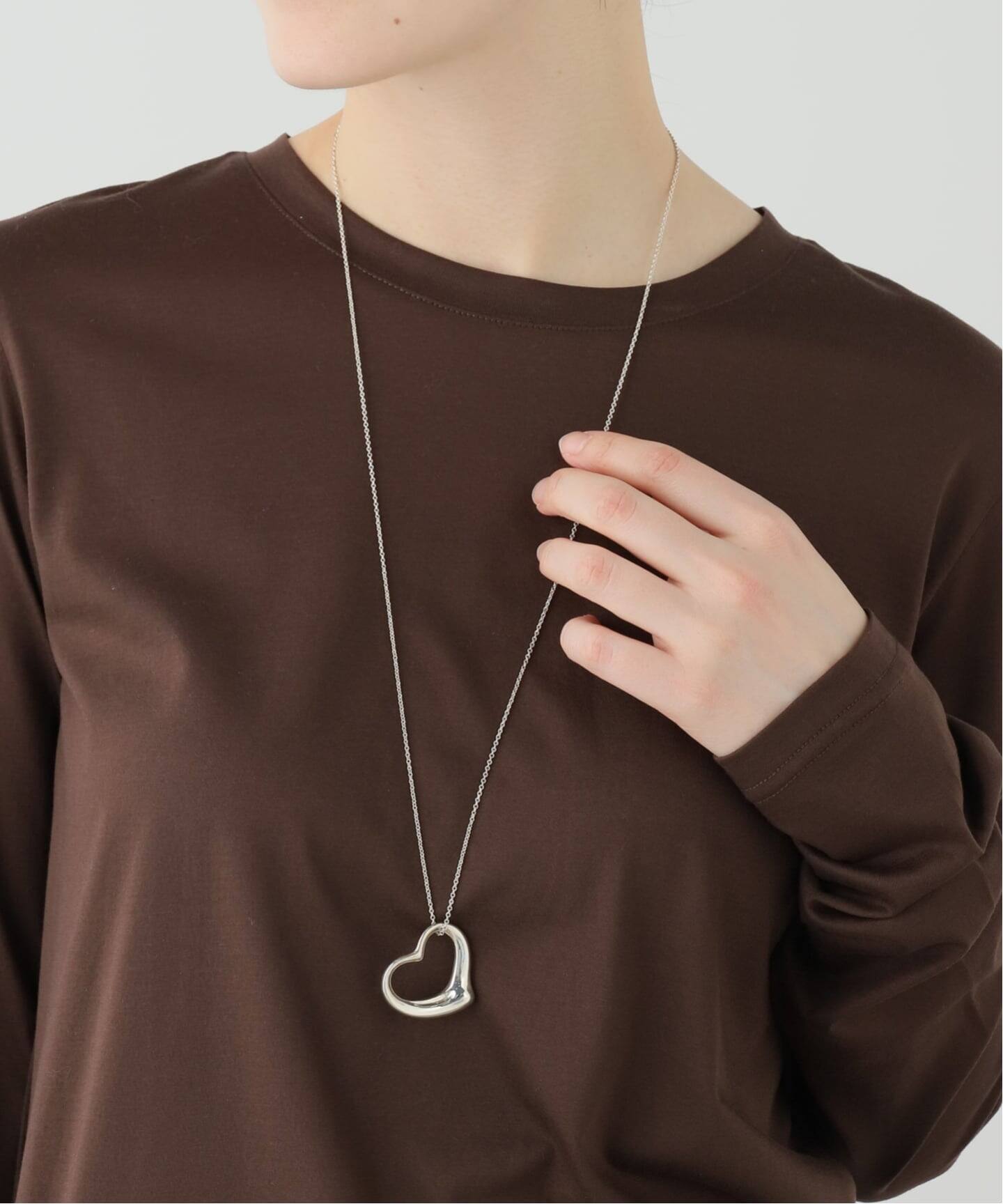 VINTAGE TIFFANY&Co./ティファニー】Open heart necklace xl