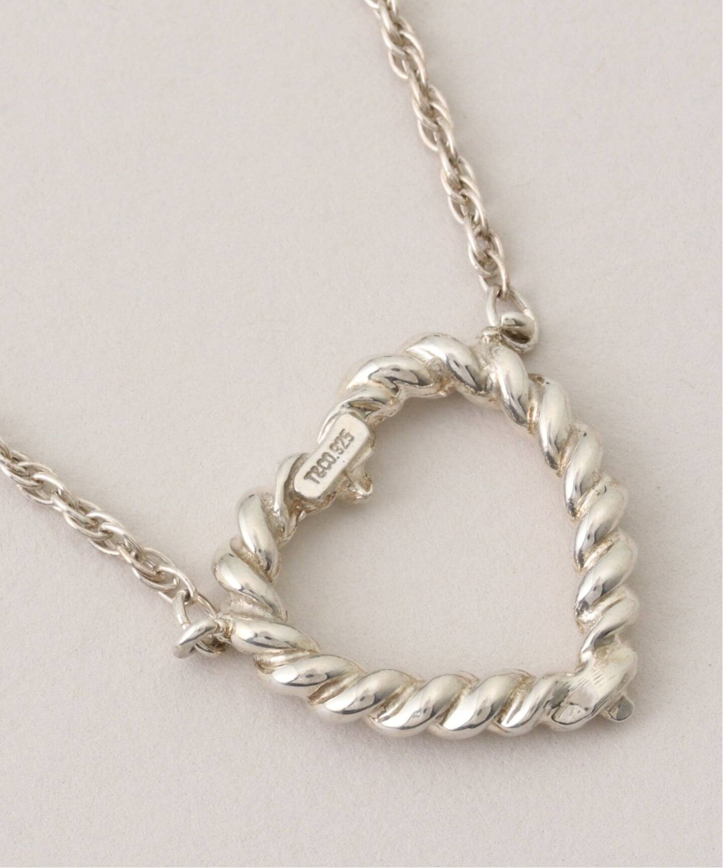 VINTAGE TIFFANY&Co./ティファニー】Twist heart necklace（ネックレス