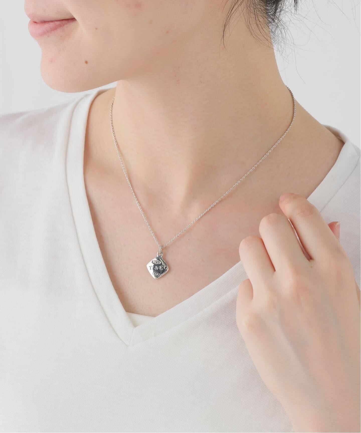 VINTAGE TIFFANY&Co./ティファニー】Montage Cushion necklace