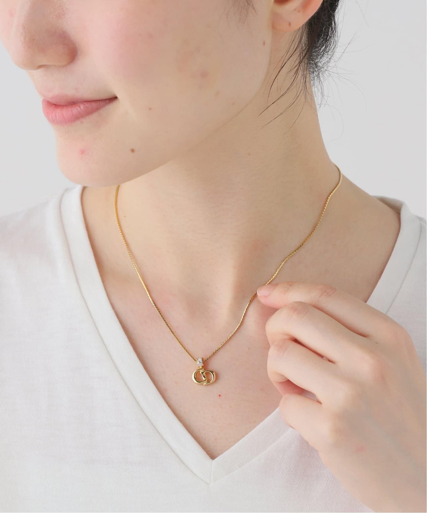 VINTAGE DIOR/ディオール 】necklace logo（ネックレス）｜DECOUVERTE