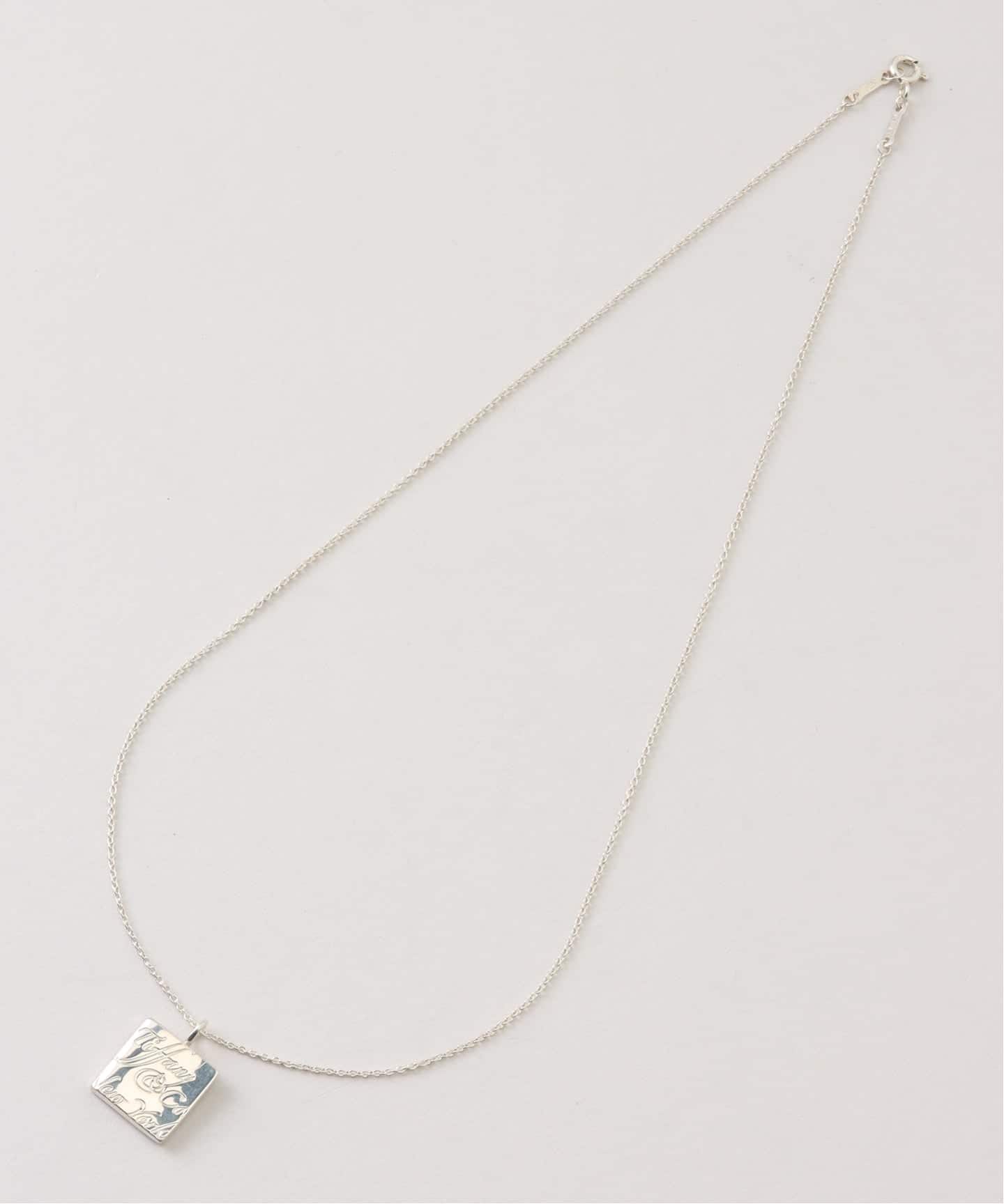 VINTAGE TIFFANY&Co./ティファニー】Notes square necklace