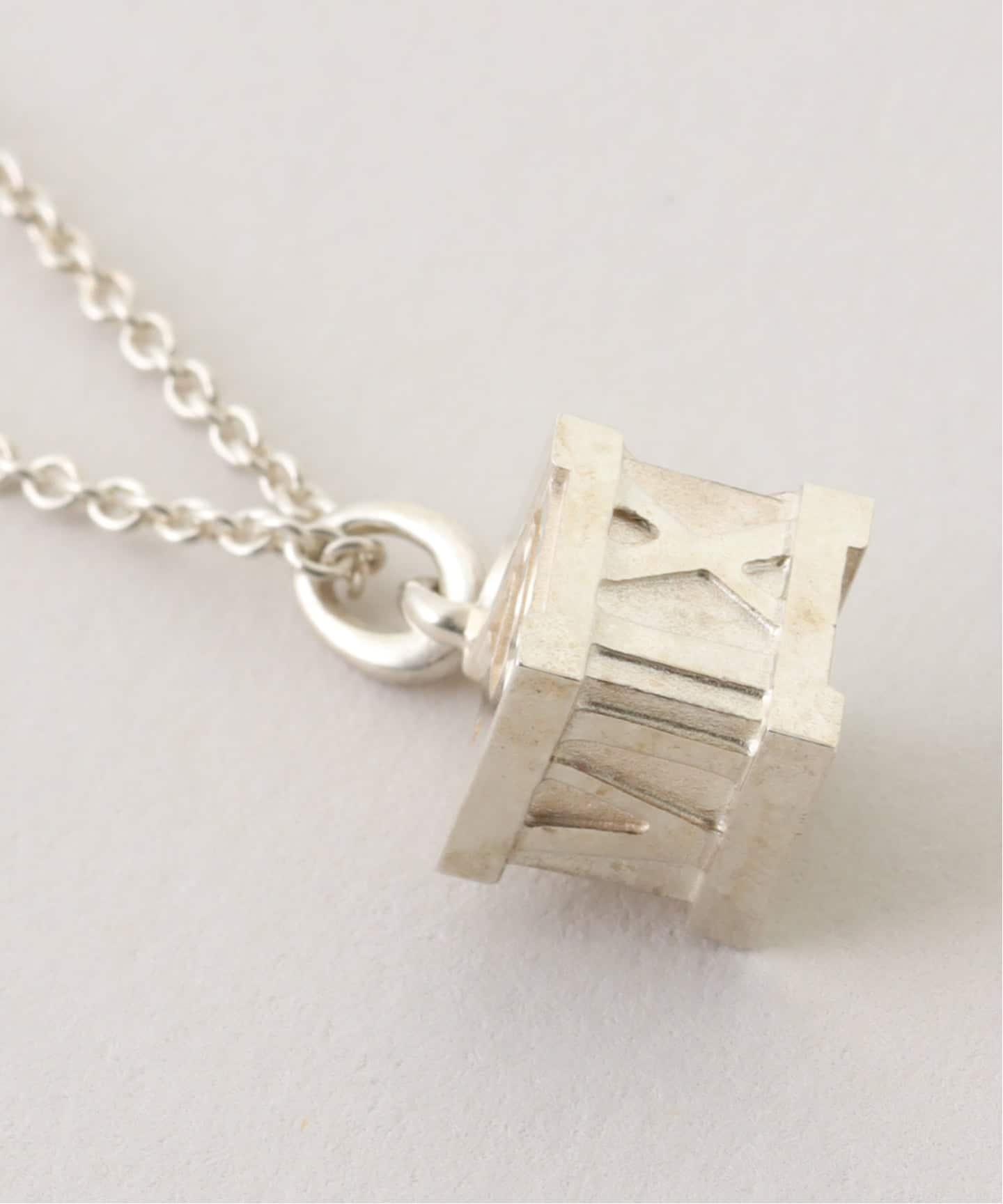 VINTAGE TIFFANY&Co./ティファニー】Atlas cube necklace（ネックレス