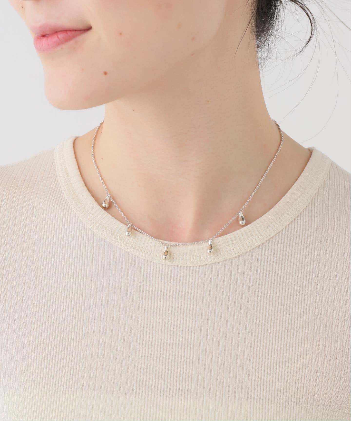 VINTAGE TIFFANY&Co./ティファニー】Five tear drop necklace