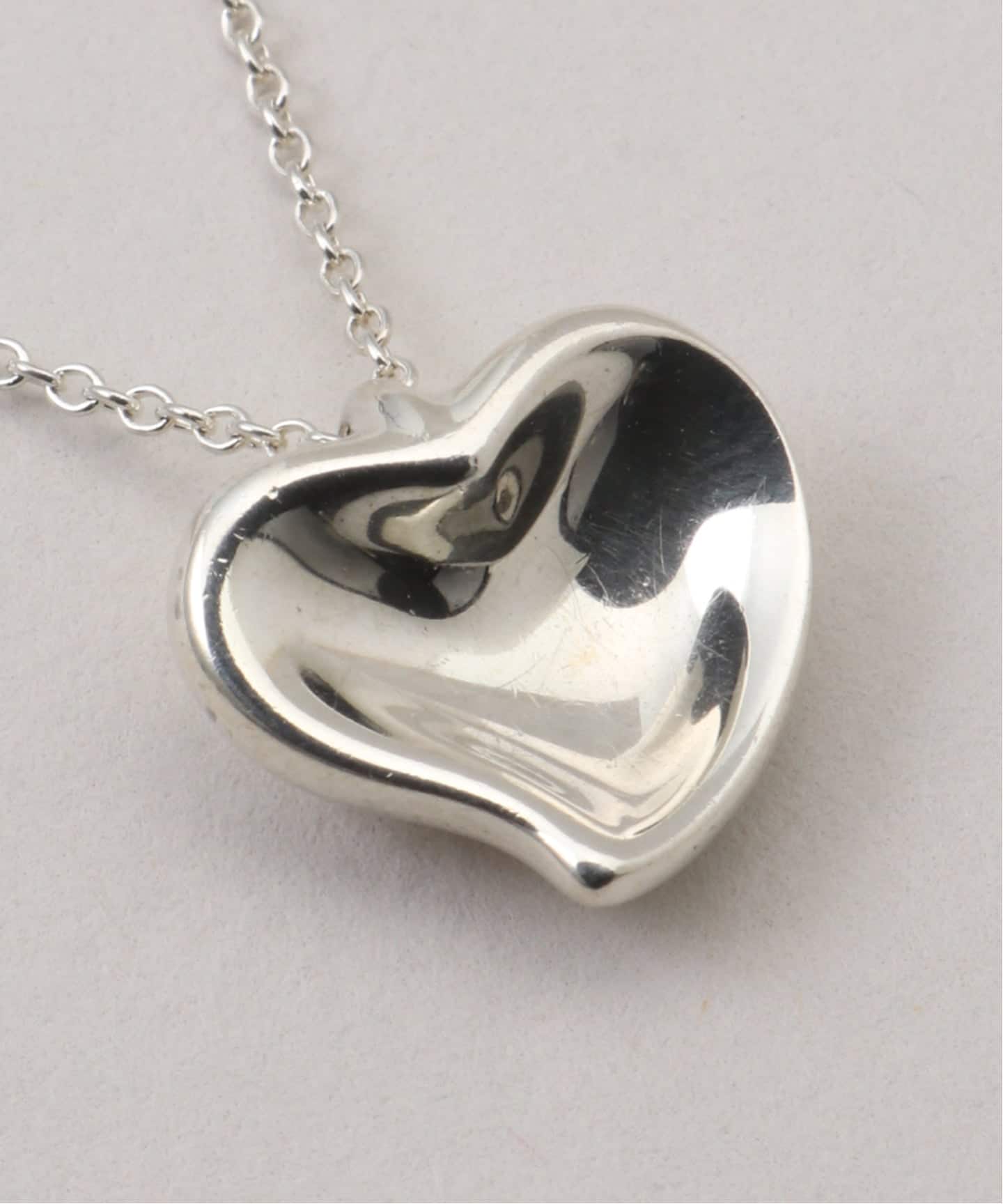 VINTAGE TIFFANY&Co./ティファニー】Curved heart necklace