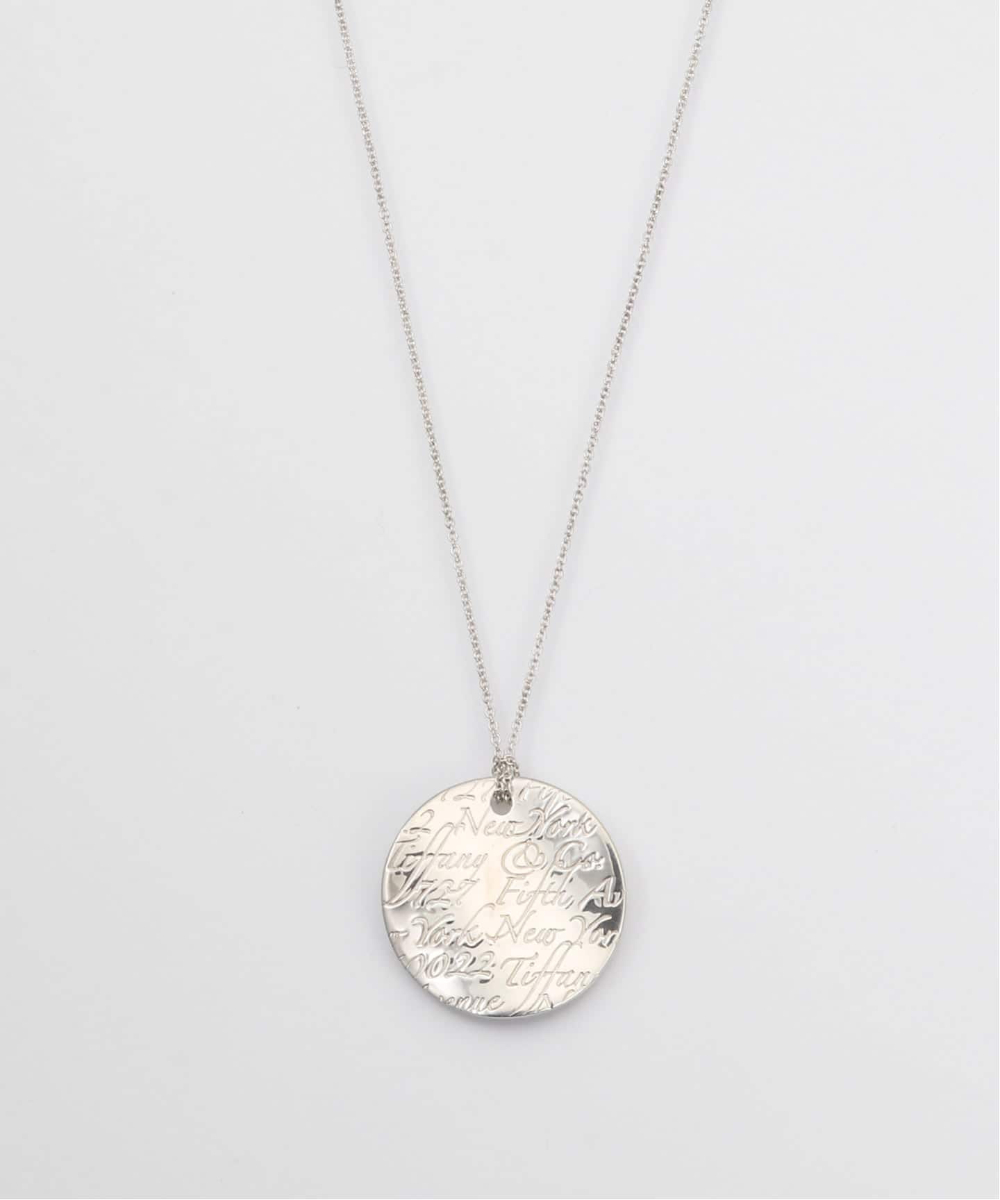 VINTAGE TIFFANY&Co./ティファニー】Notes round necklace（ネックレス