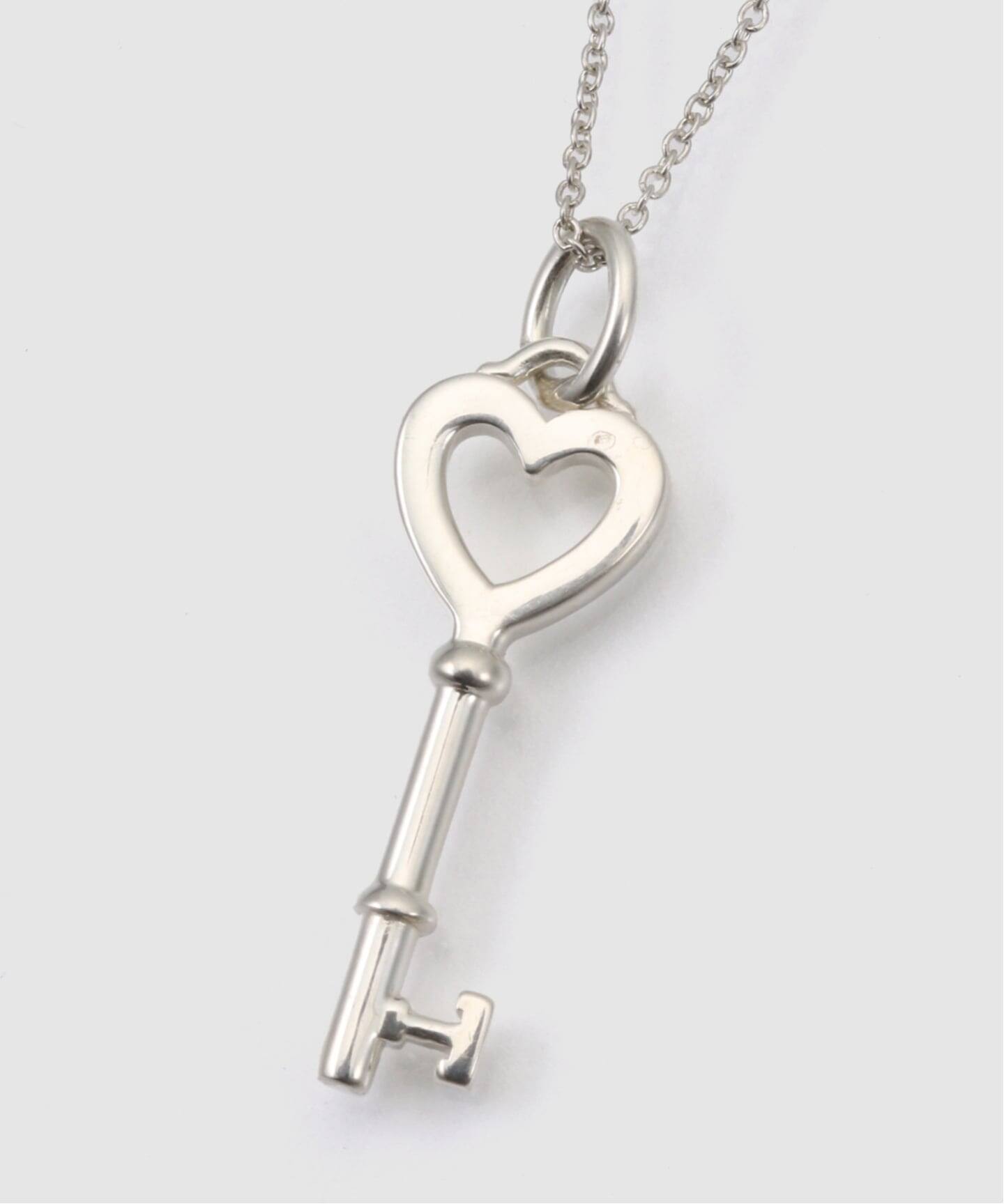 VINTAGE TIFFANY&Co./ティファニー】Heart key necklace（ネックレス