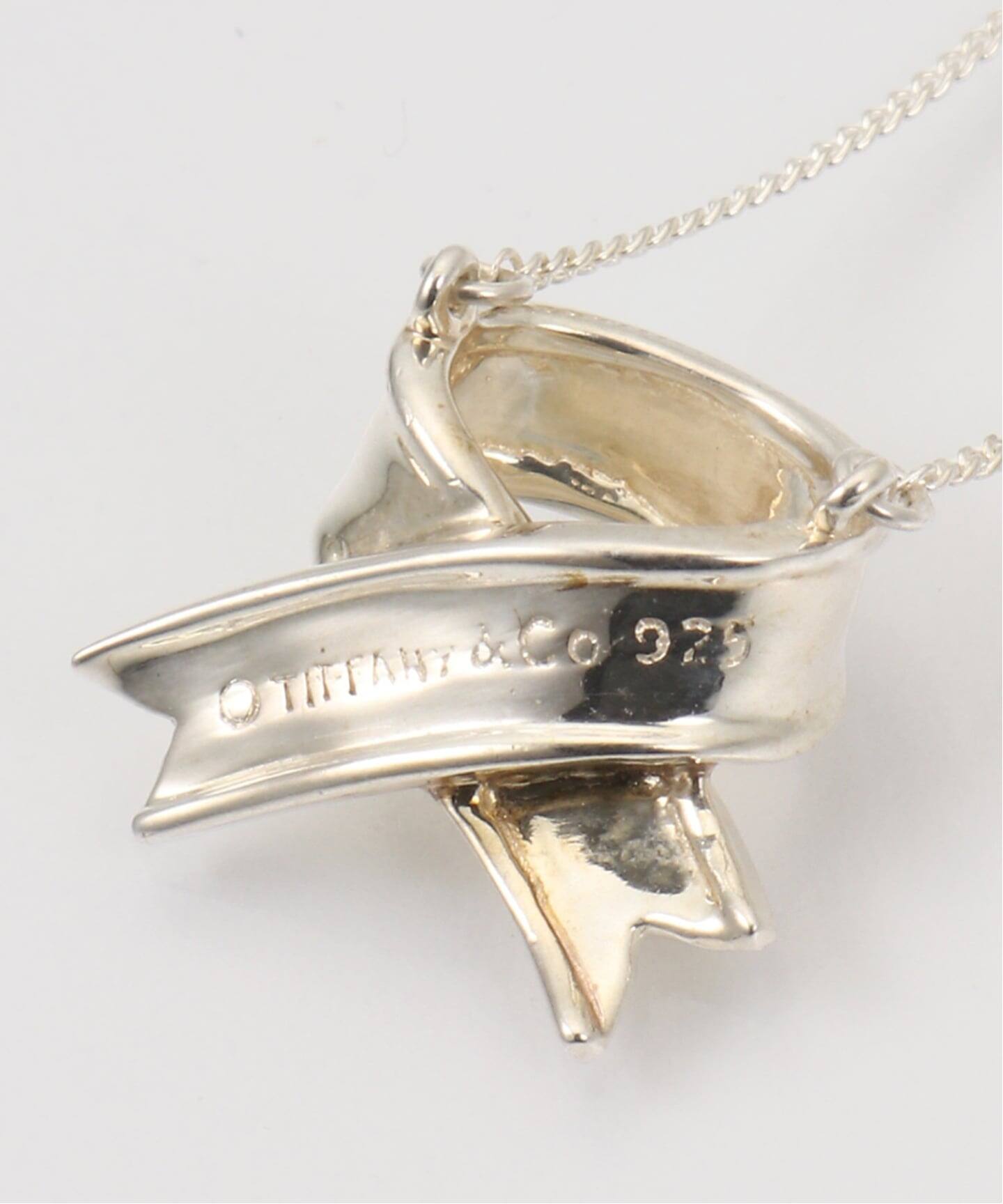 正規品 クリーニング済 ティファニー WOMEN 2020 限定記念 ネックレス VINTAGE TIFFANY&Co./ティファニー】Cross ribbon necklace