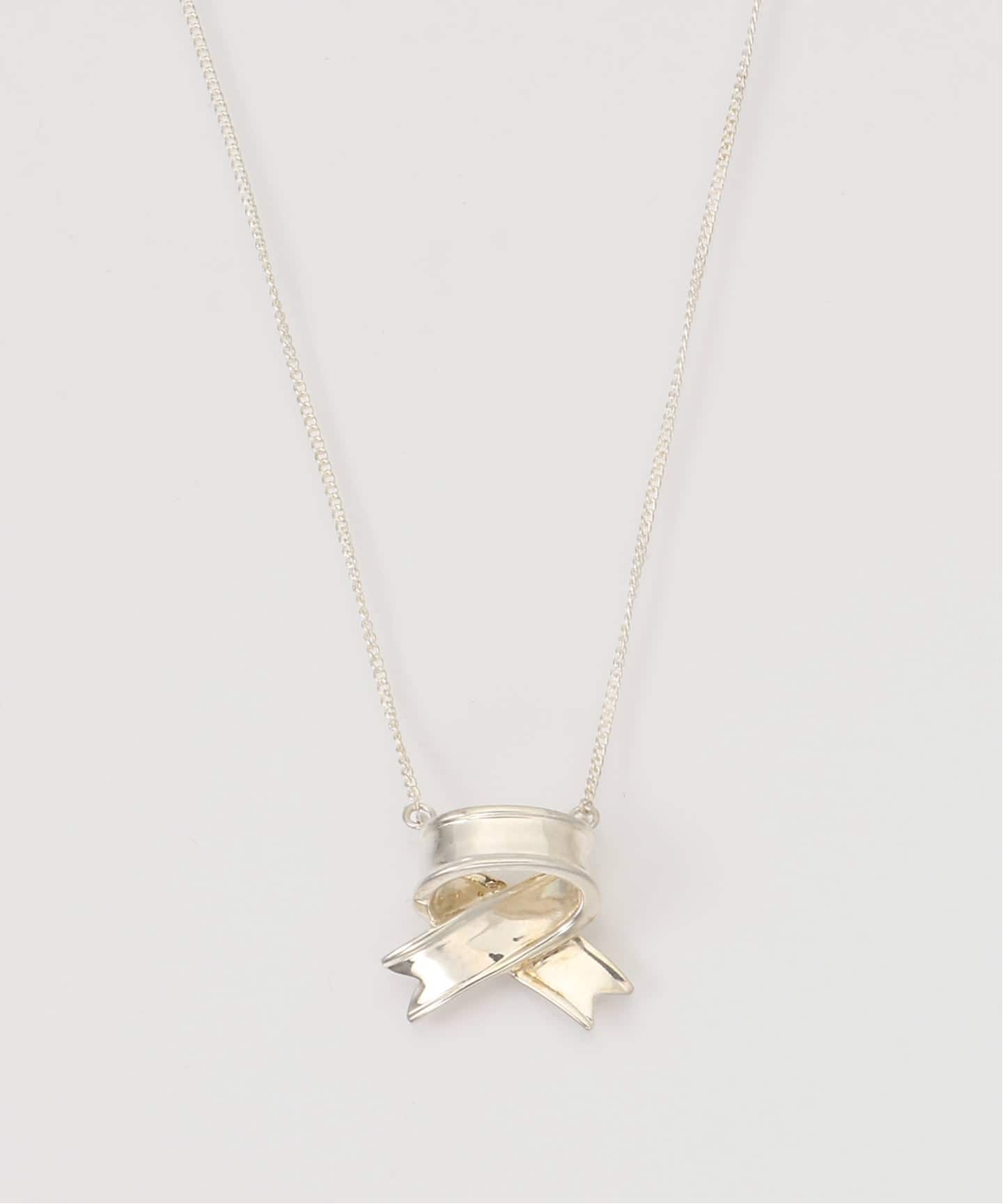 VINTAGE TIFFANY&Co./ティファニー】Cross ribbon necklace