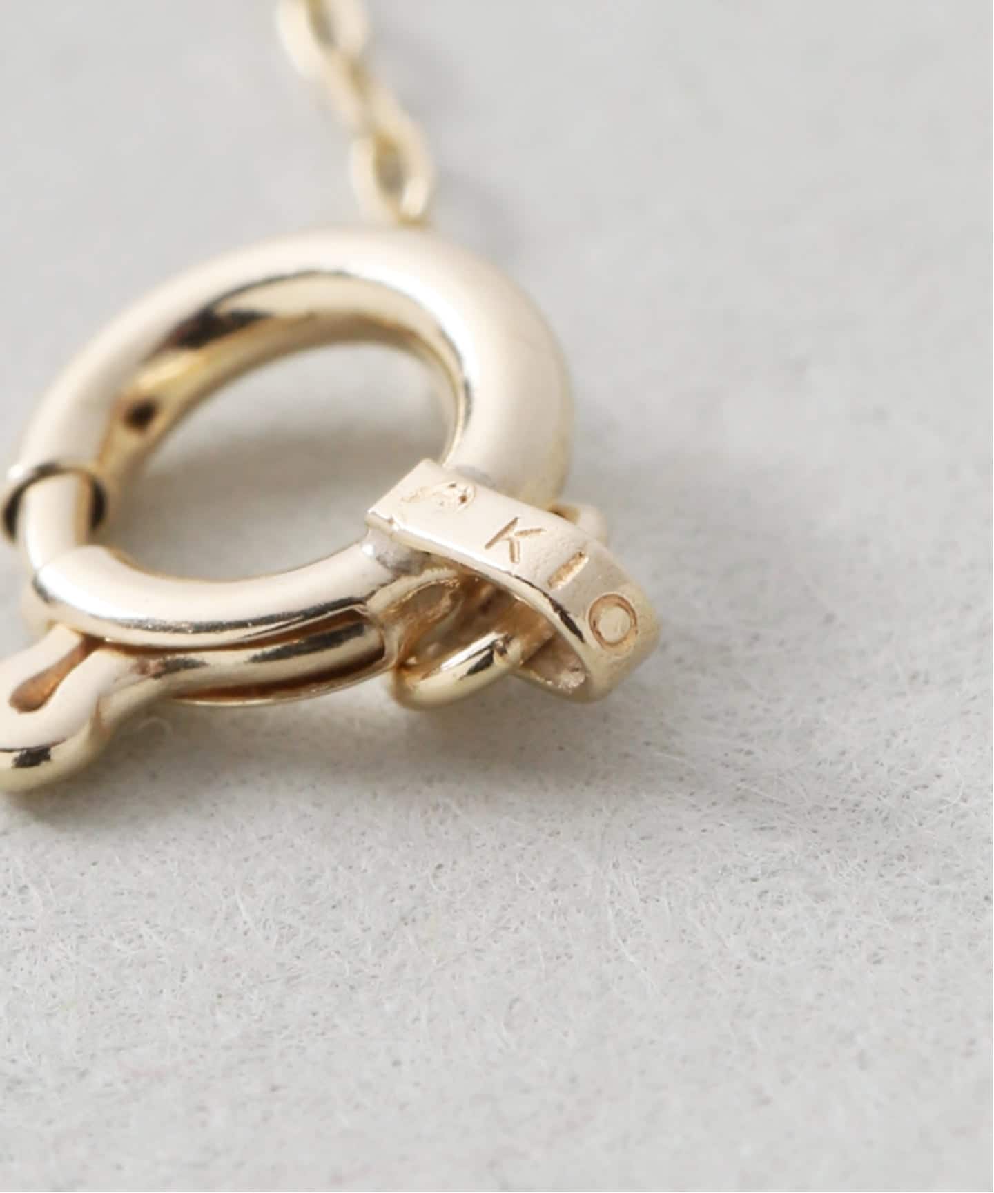 10K slice diamond necklace（ネックレス）｜DECOUVERTE（デクー