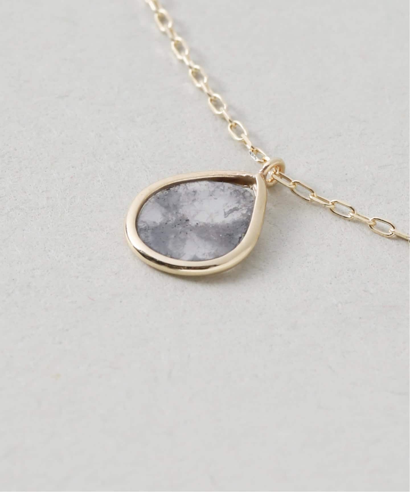 10K slice diamond necklace（ネックレス）｜DECOUVERTE（デクー