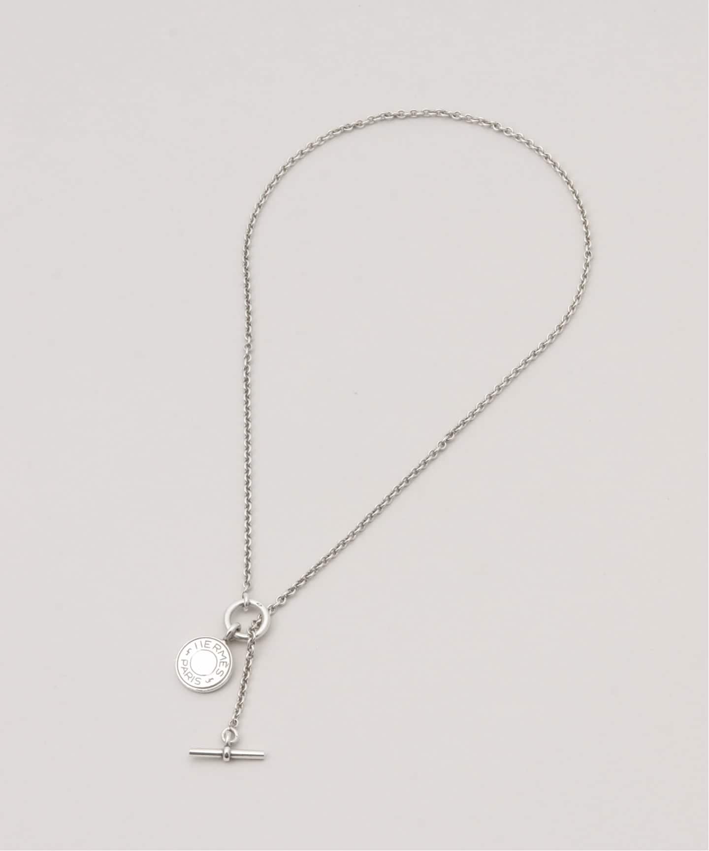 アクセサリー HERMES Sellier Silver Necklace vintage VINTAGE HERMES/エルメス】 Amulet sellier necklace（ネックレス