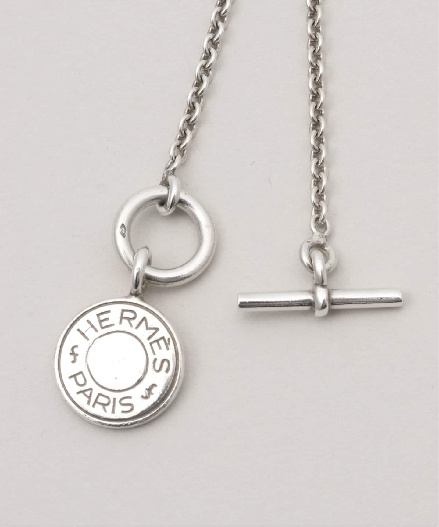 VINTAGE HERMES/エルメス】 Amulet sellier necklace（ネックレス
