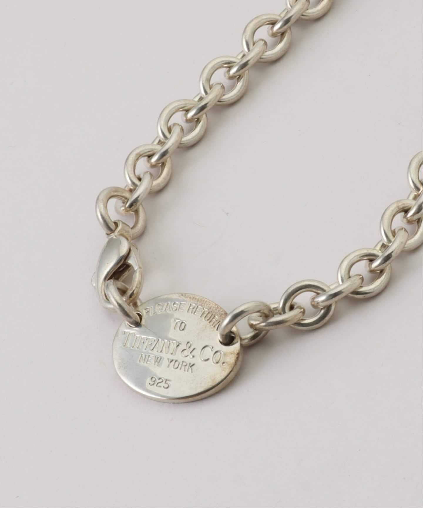VINTAGE TIFFANY&Co./ティファニー】Return to oval necklace