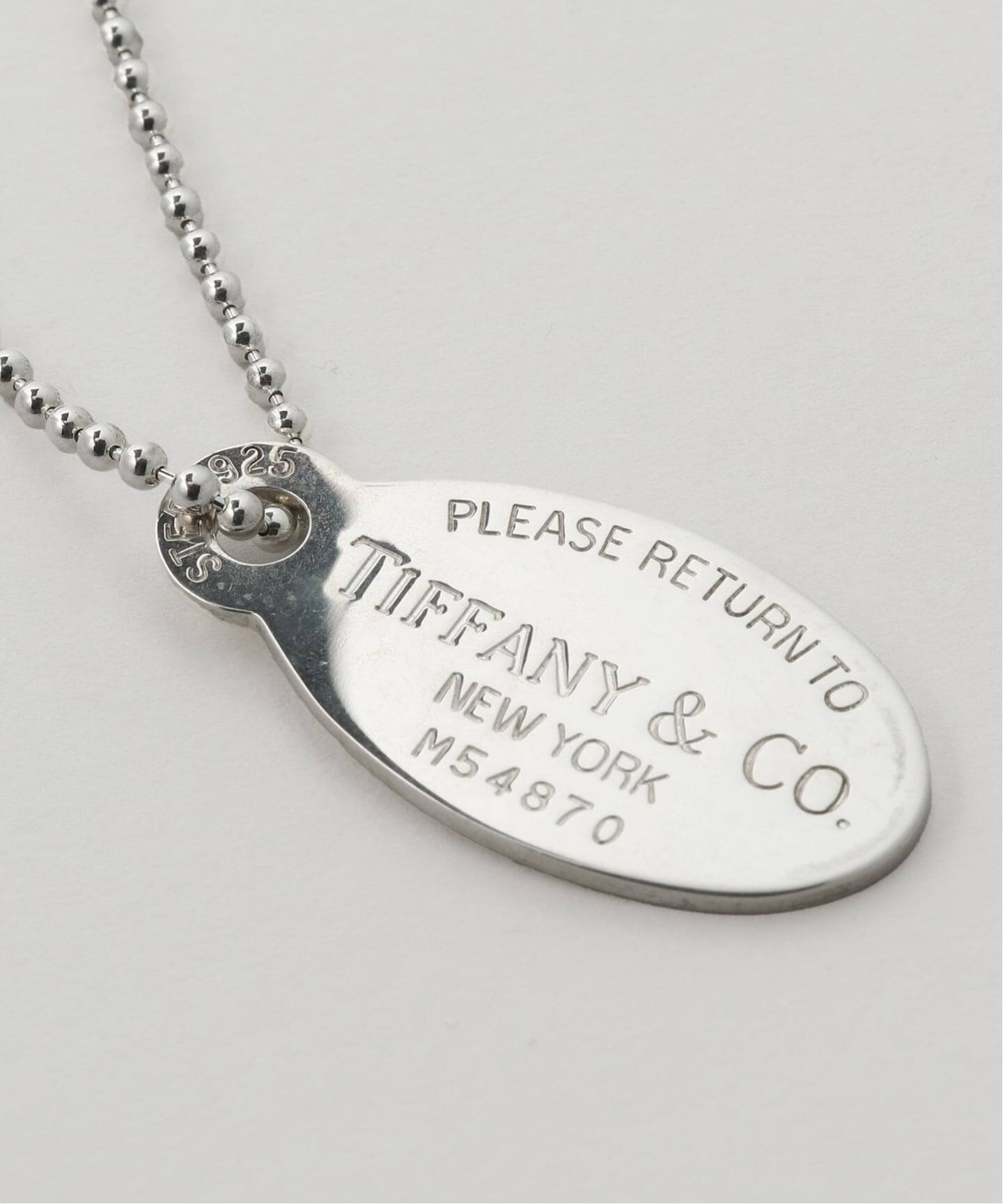 ティファニーアクセサリー VINTAGE TIFFANY&Co./ティファニー】Return to oval ball chain