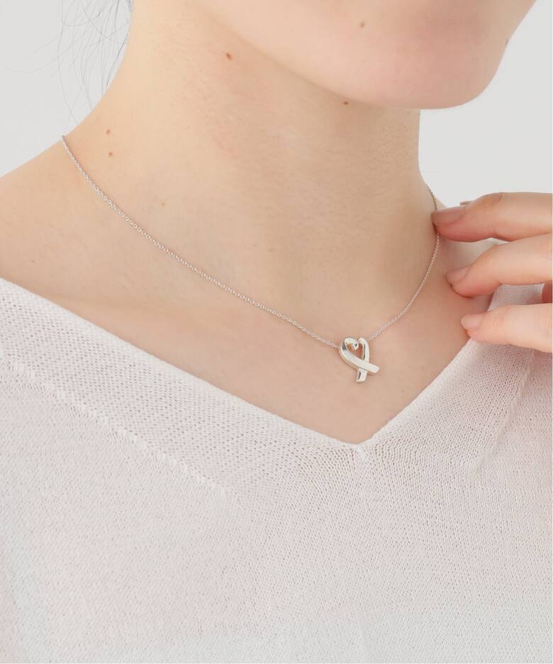 VINTAGE TIFFANY&Co./ティファニー】Loving heart necklace s 