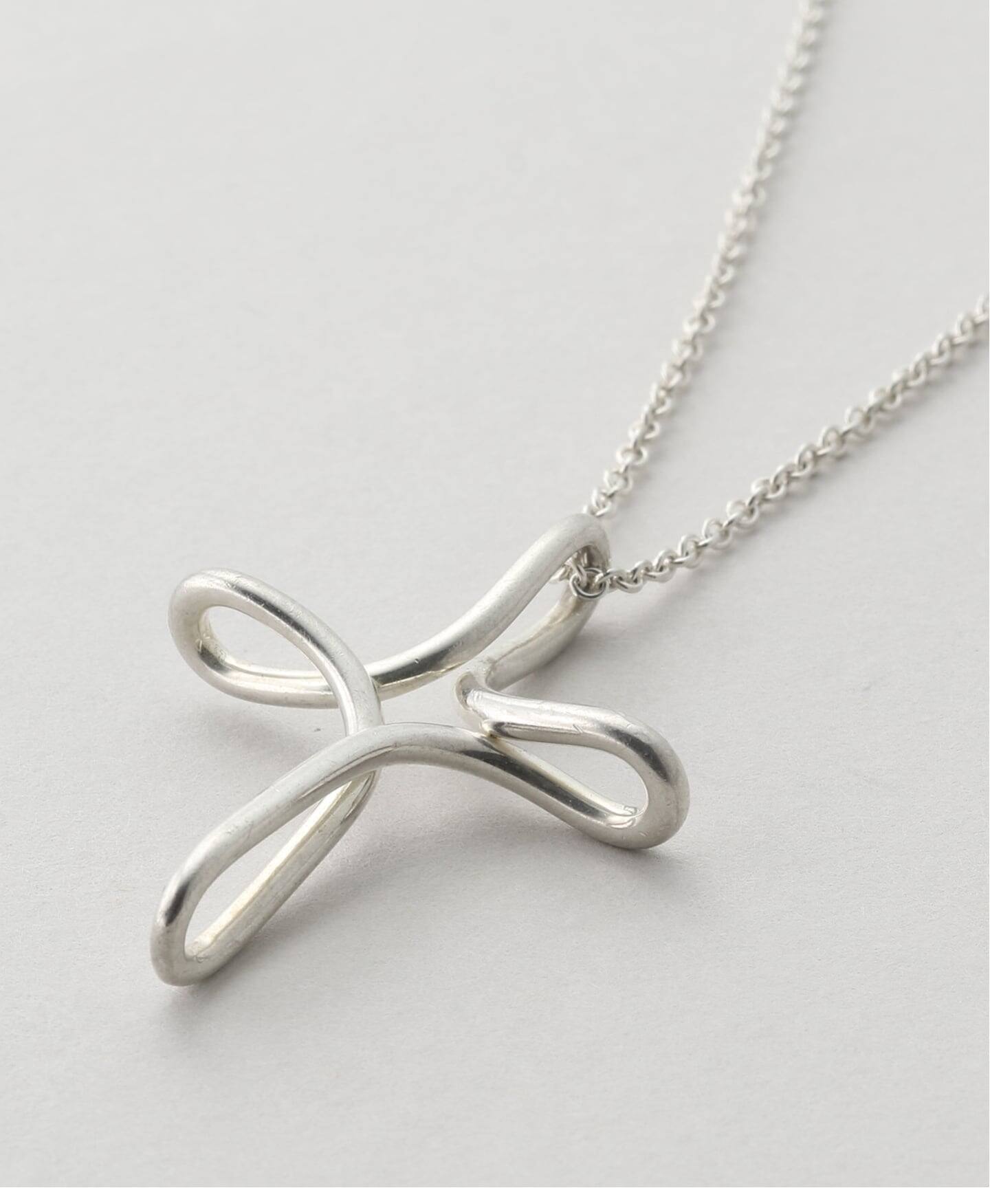 VINTAGE TIFFANY&Co./ティファニー】 Infinity cross necklace l