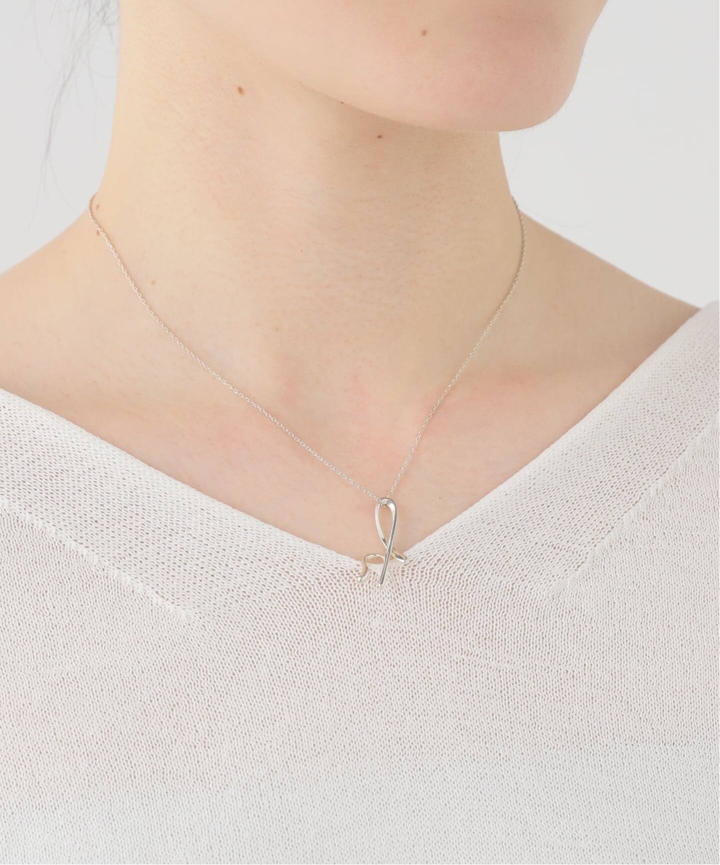 VINTAGE TIFFANY&Co./ティファニー】Initial necklace h（ネックレス