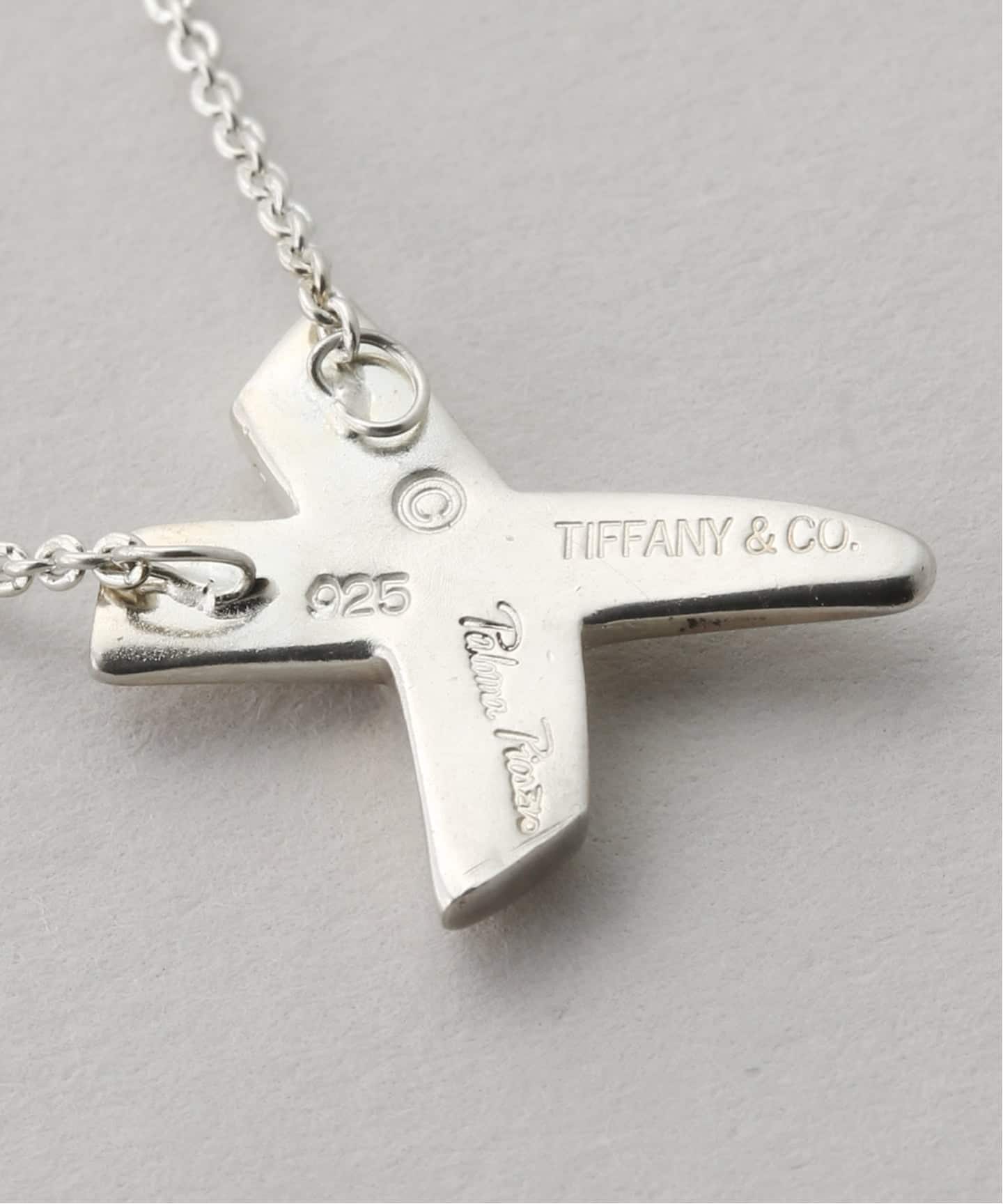 【こちあん様】Tiffany& Co. ティファニー ネックレス VINTAGE TIFFANY&Co./ティファニー】Kiss necklace（ネックレス